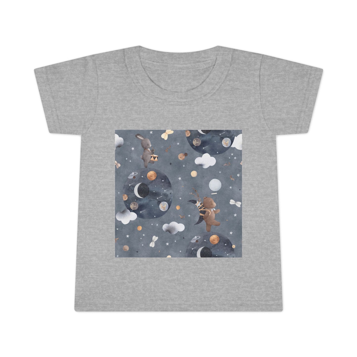 Toddler T-Shirt with Space Design | Perfect for Kids, Unique Gifts, Birthday Outfits, Playtime, Casual Wear