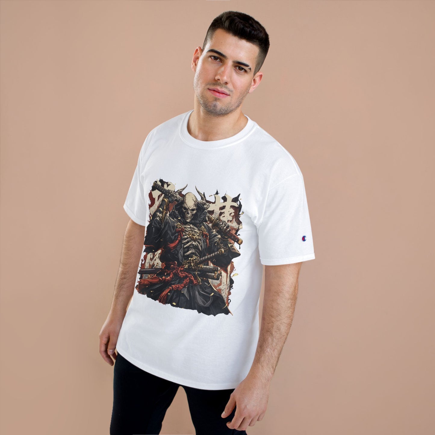 Samurai Warrior Champion T-Shirt, Anime T-Shirt, Gift for Him, Streetwear, Graphic Tee