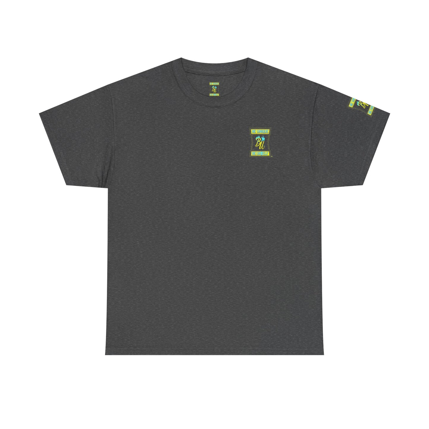 Be Unique Be Yourself Graphic Tee — Inspirational Palm Design