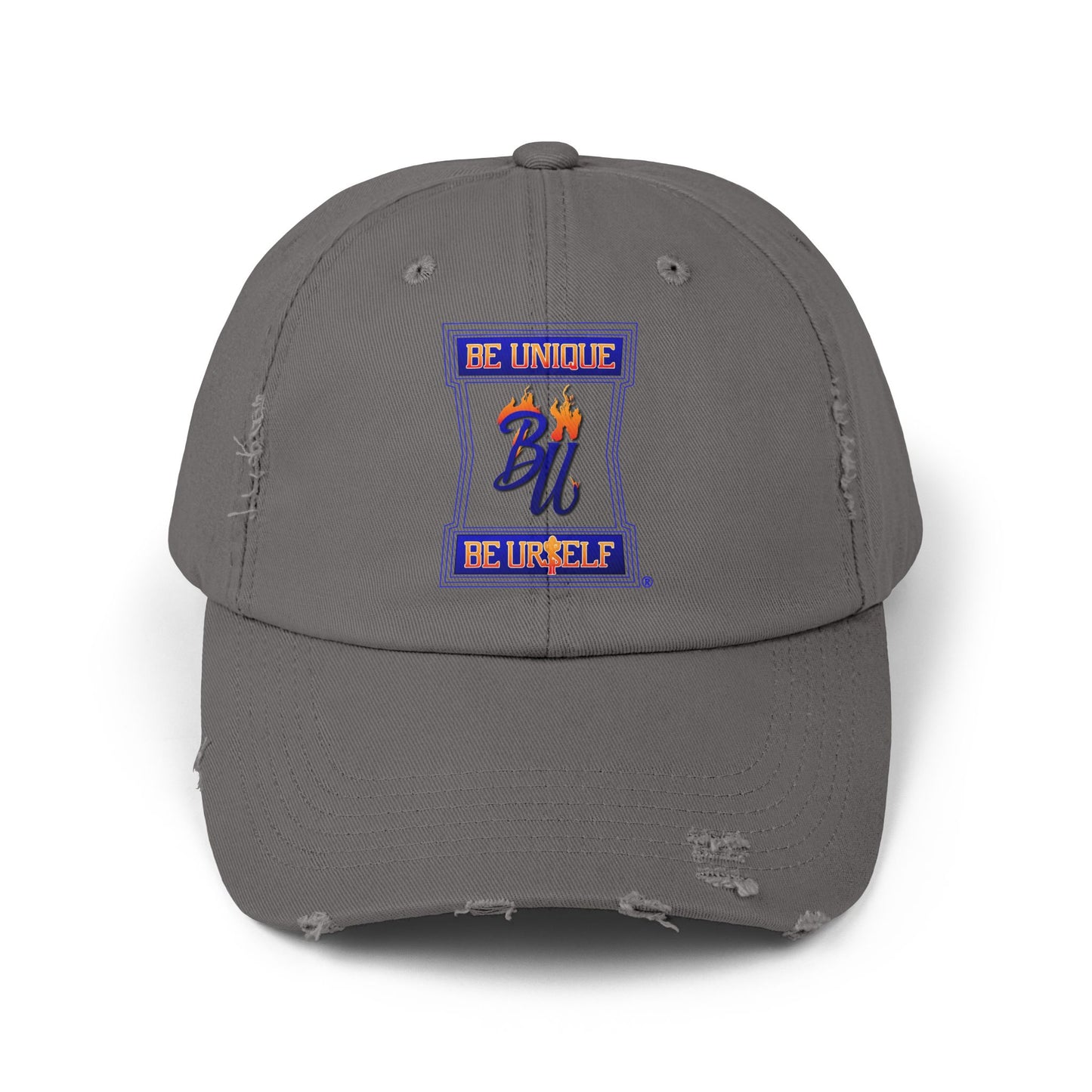 Unisex Distressed Cap, Casual Fashion Hat, Motivational Gift, Trendy Accessory, Everyday Wear, Birthday Gift