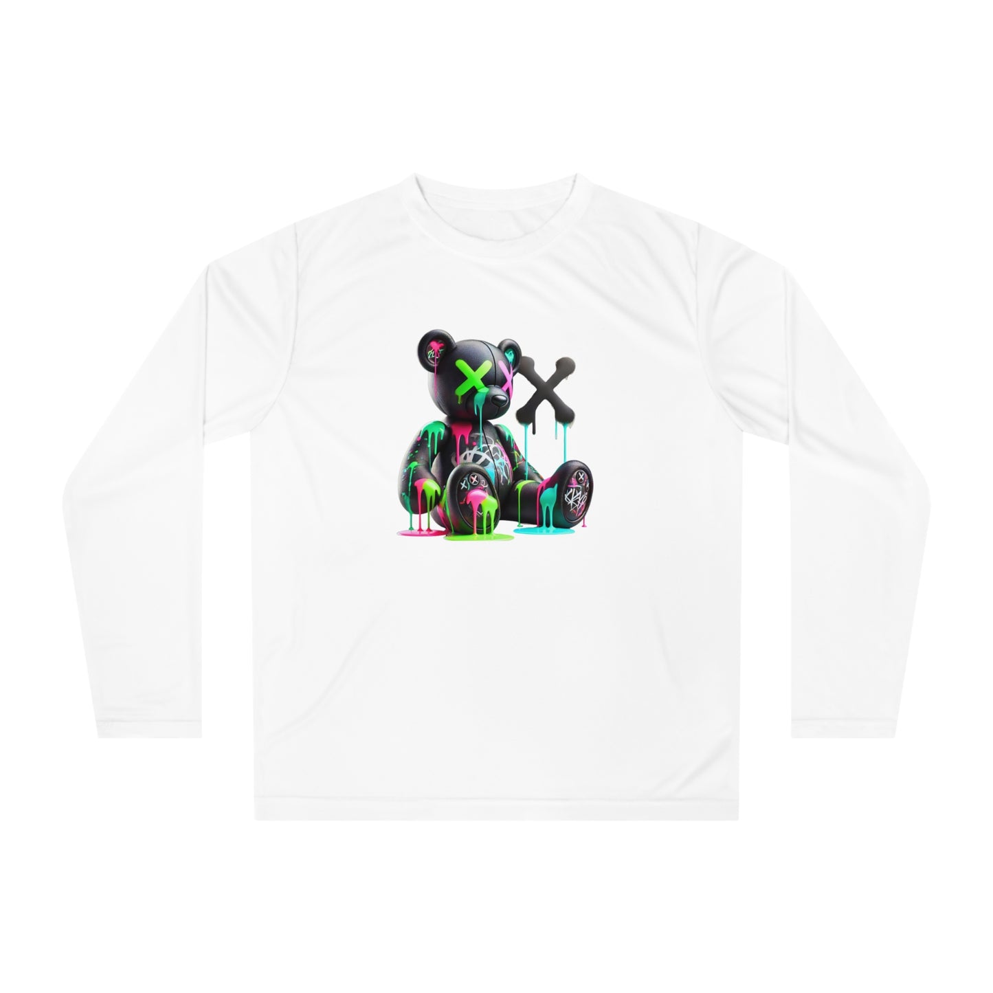 Neon Bear Long Sleeve Performance Shirt, Graphic Tee for Casual Wear, Gift for Art Lovers, Perfect for Festivals, Cosplay, and [...]