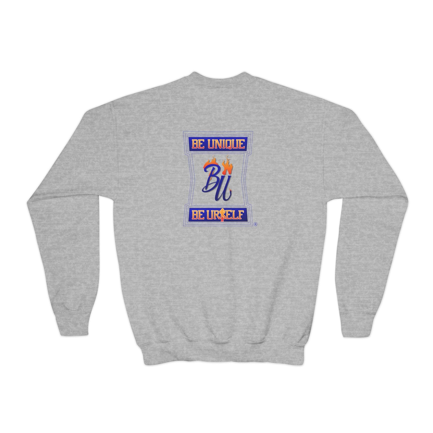 Youth Crewneck Sweatshirt with Playful Dog Design | Perfect for Pet Lovers, Everyday Comfort, Gift Idea, Unique Style, Trendy Apparel