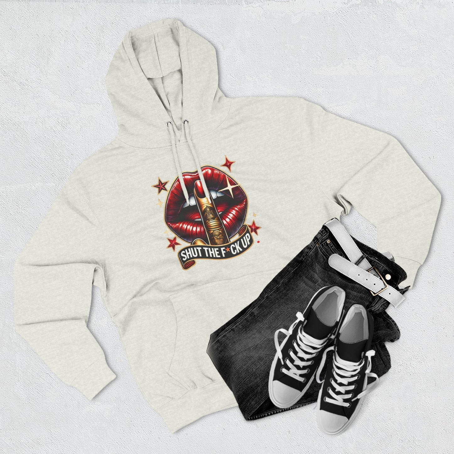 Shut the F**k Up Fleece Hoodie