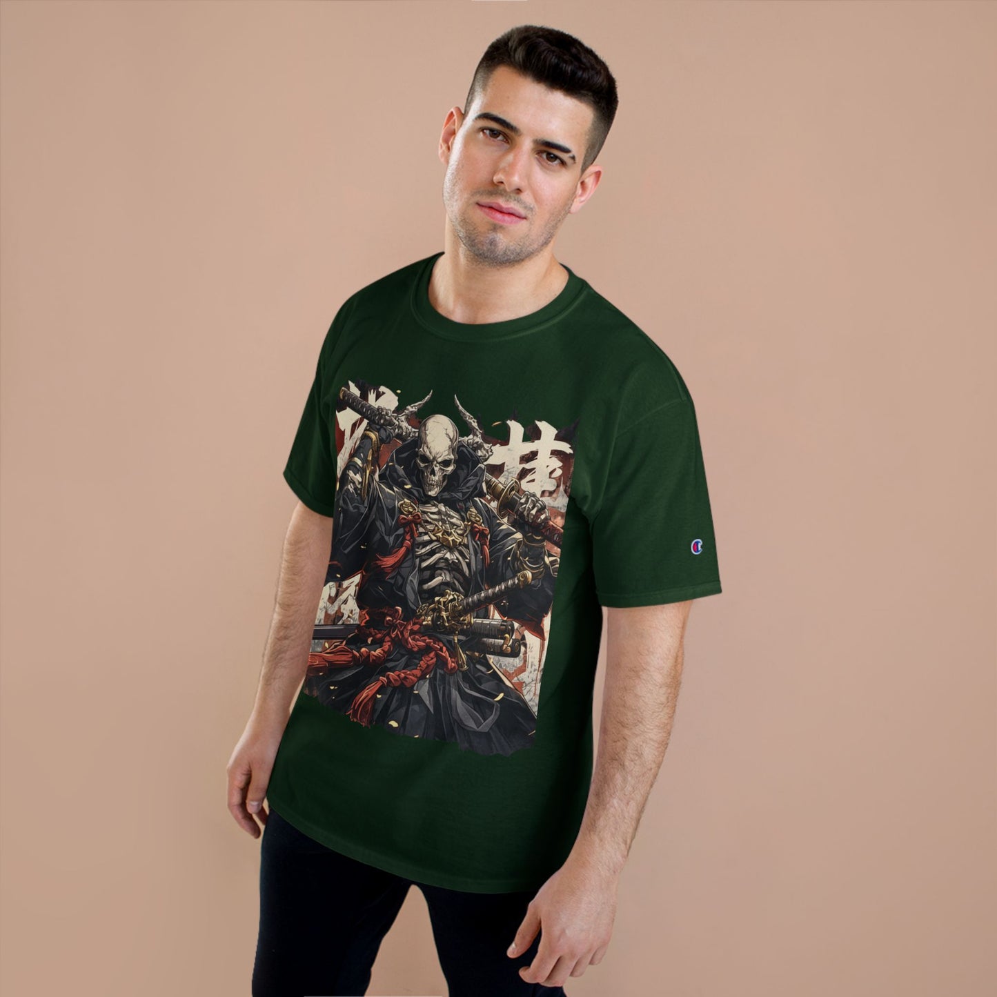 Samurai Skeleton Warrior T-Shirt – Dark Japanese Myth Art Tee