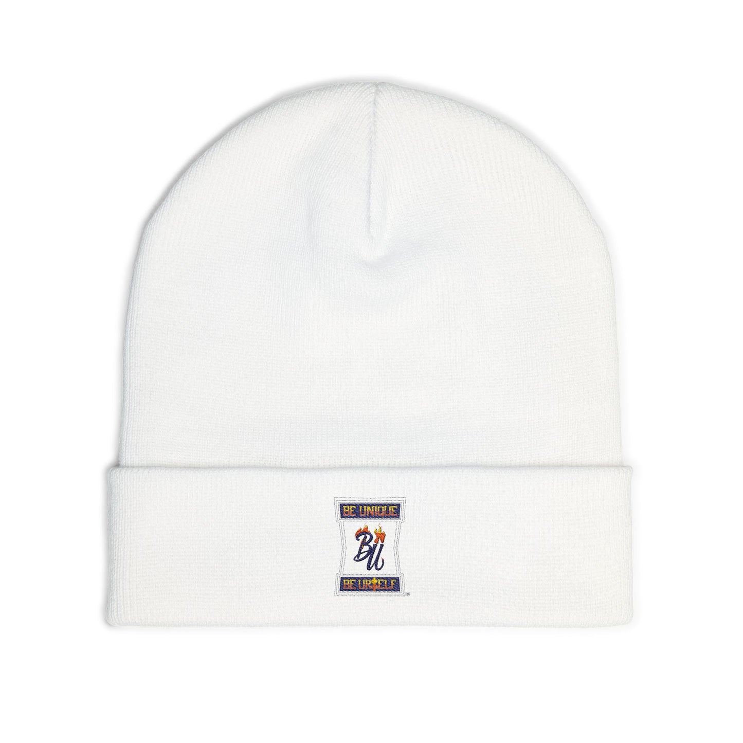 Cozy Knit Beanie with Embroidery, Winter Fashion Accessory, Perfect Gift for Him/Her, Stylish Cold Weather Hat, Casual Beanie