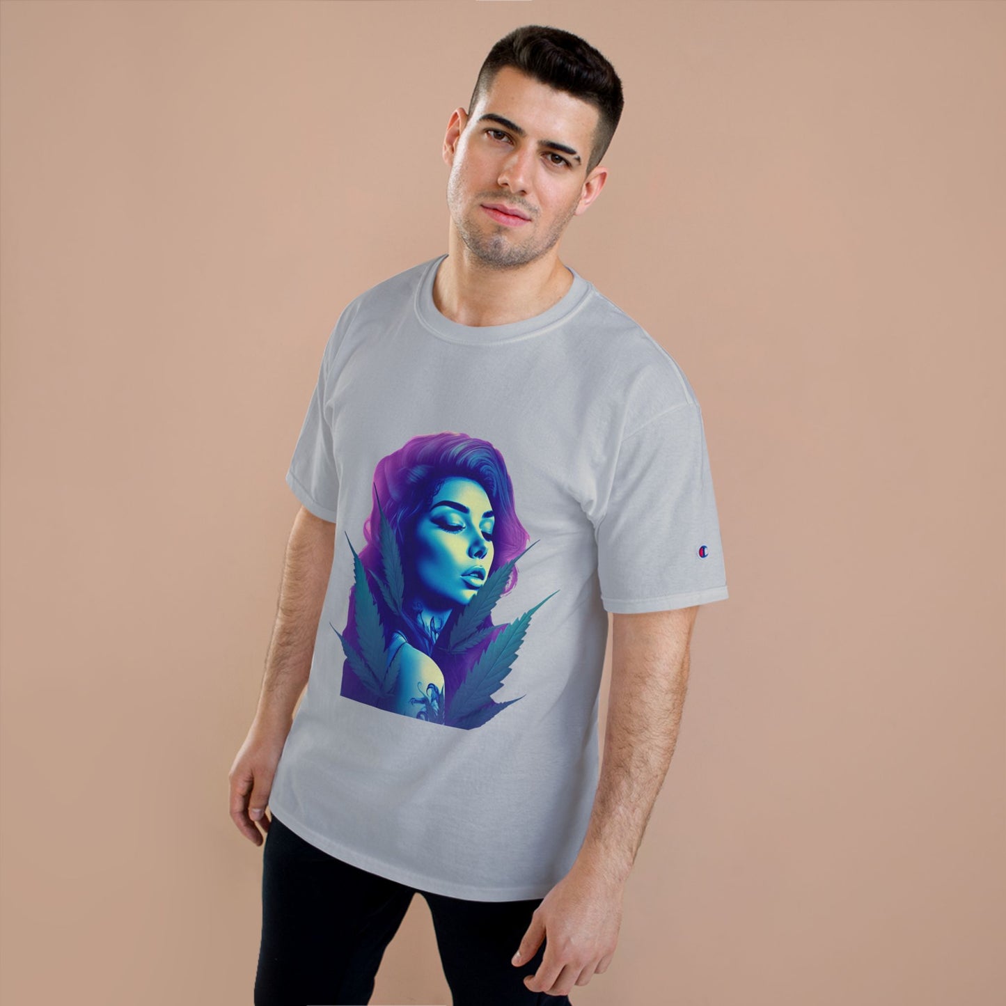 Vintage Champion Graphic Tee for Unique Souls, Trendy T-Shirt, Artistic Casual Wear, Streetwear Style, Gift for Creatives, Everyday Fashion