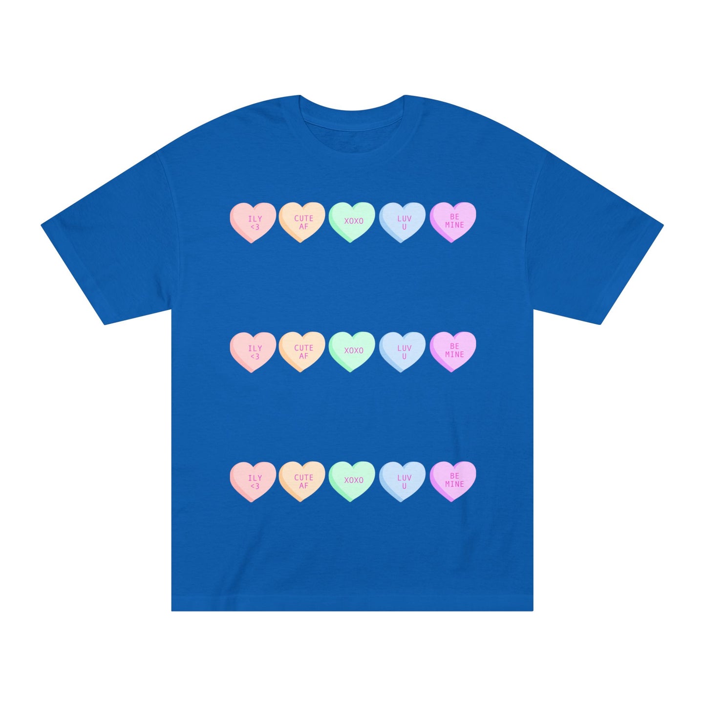 Unisex Classic Tee - Heart and Motivational Design, Casual Wear, Gift for Friends, Summer Outfit, Comfortable T-Shirt