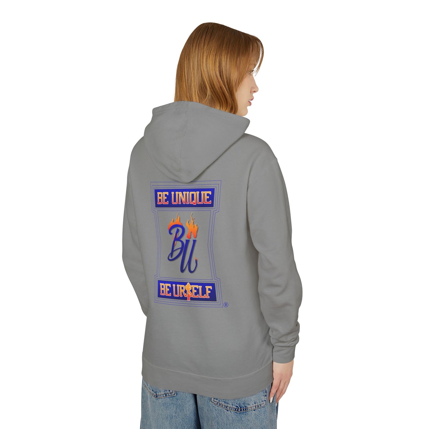 Unisex Lightweight Hooded Sweatshirt with Motivational Designs | Perfect for Casual Outfits, Gifts, and Self-Care