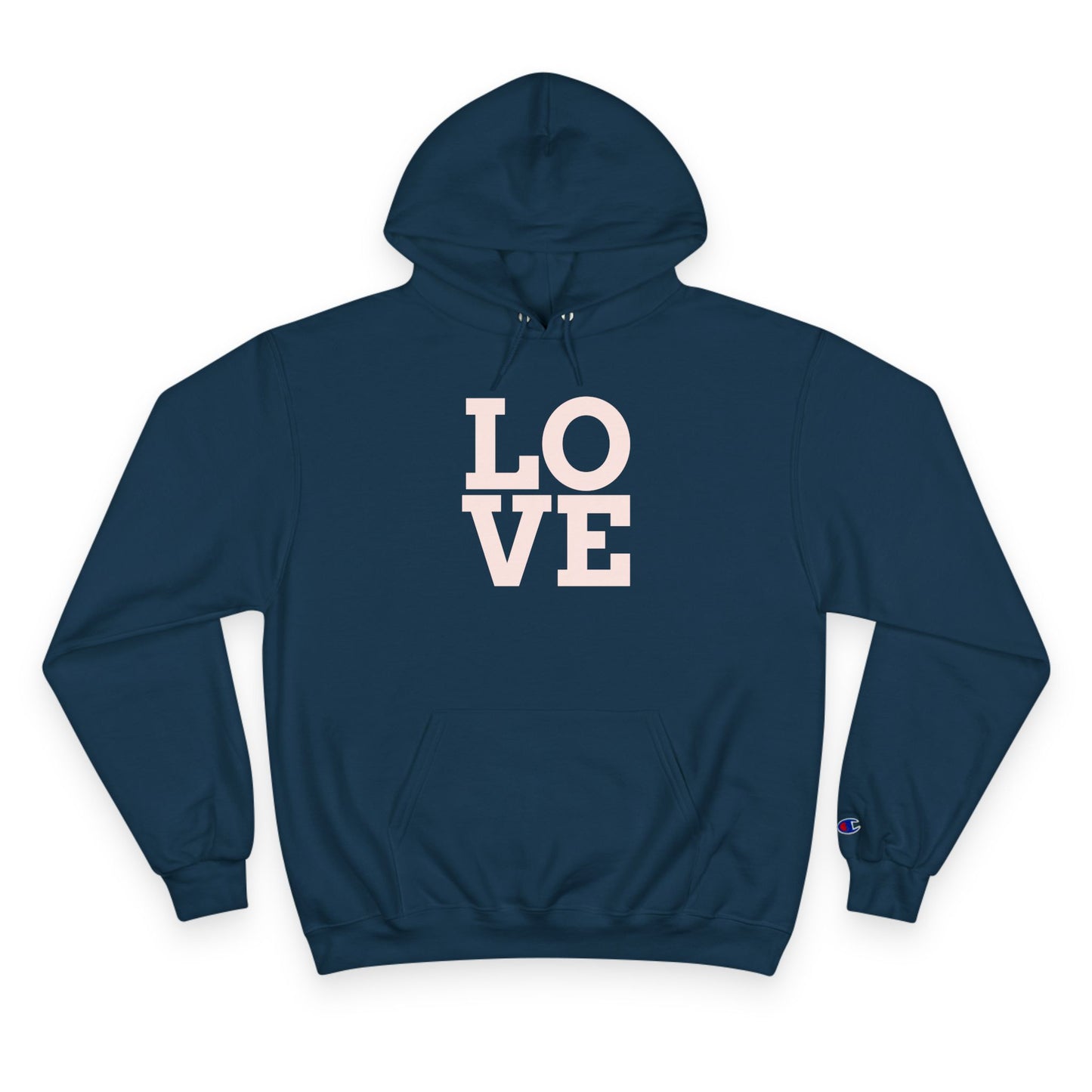 Champion Hoodie with Love & Be Unique Designs | Trendy Unisex Apparel | Perfect for Everyday Wear, Casual Outings, Gift Ideas