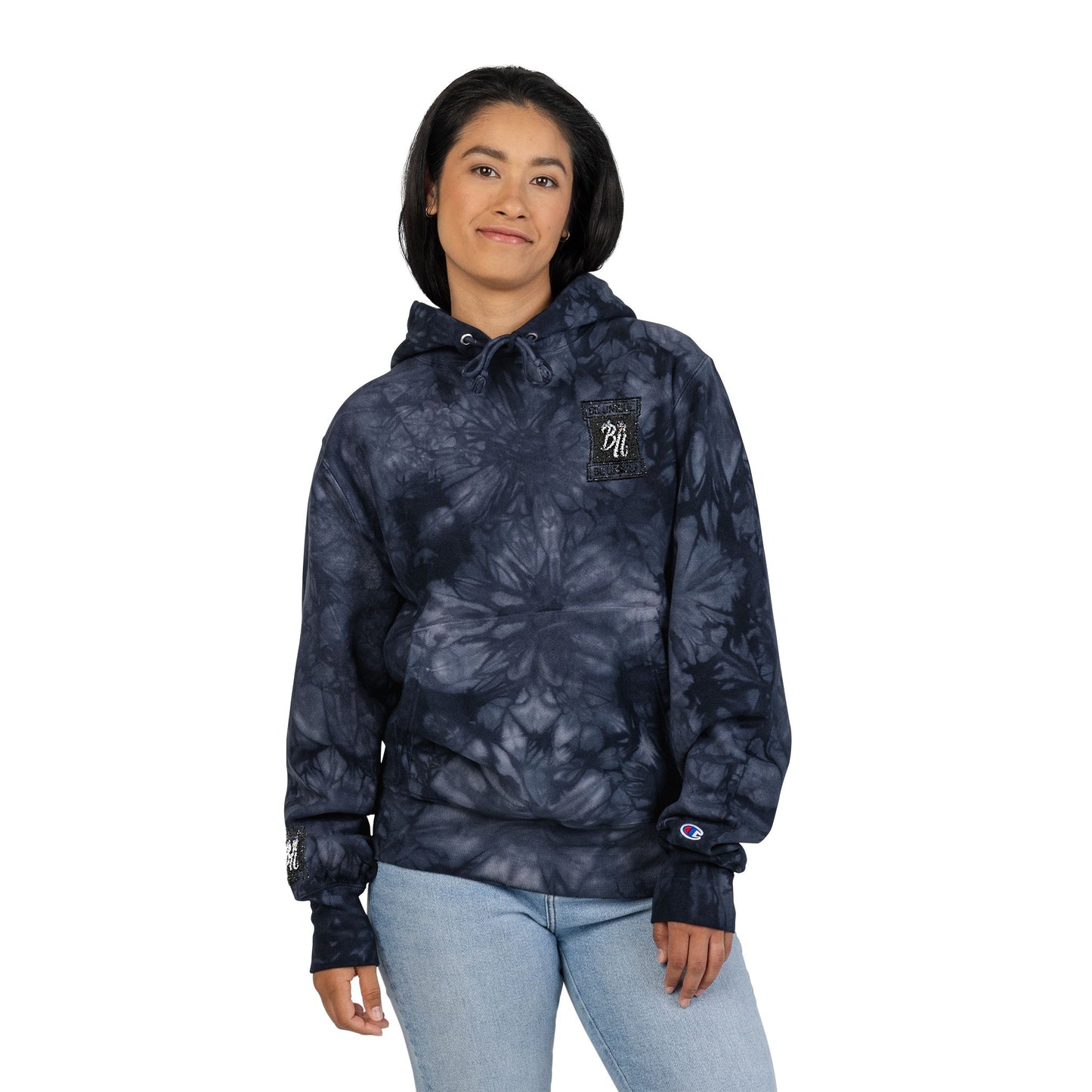 Unisex Champion Tie-Dye Hoodie (Embroidery)