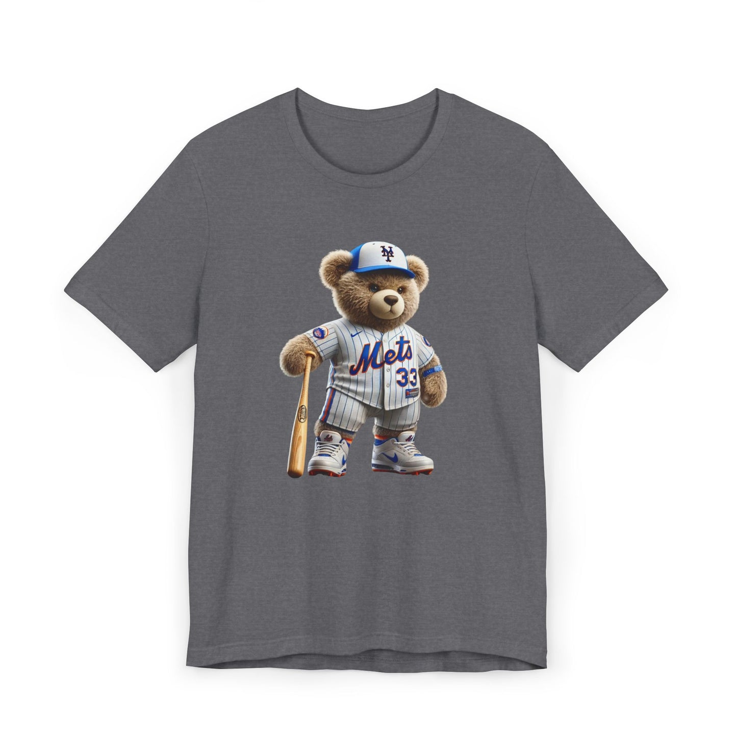 Sporty Bear Graphic Tee - Unisex Jersey T-Shirt, Cute Animal Shirt, Fun Baseball Apparel, Gift for Sports Fans, Casual Wear