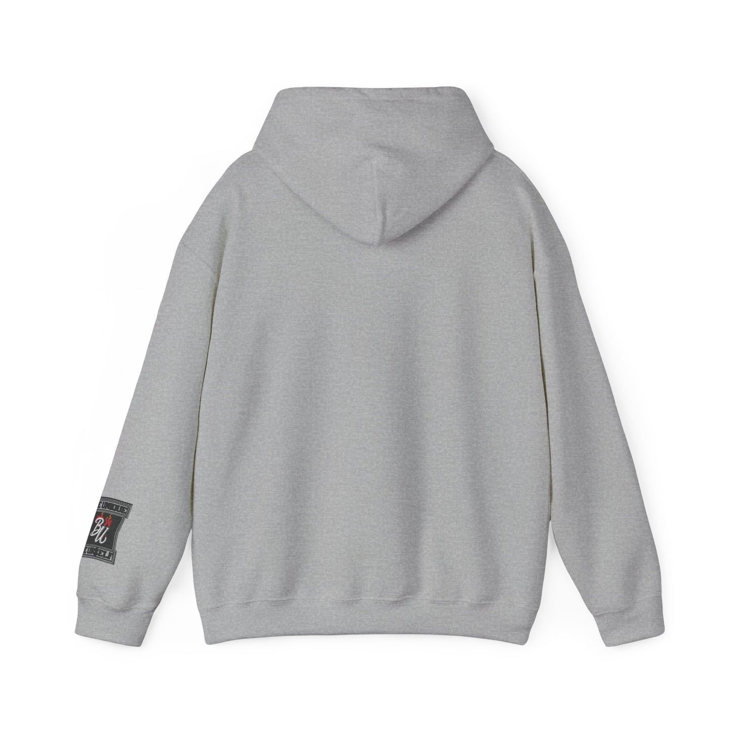 Teddy Bear Graphic Hoodie — Cozy Streetwear Pullover with Patch Detail