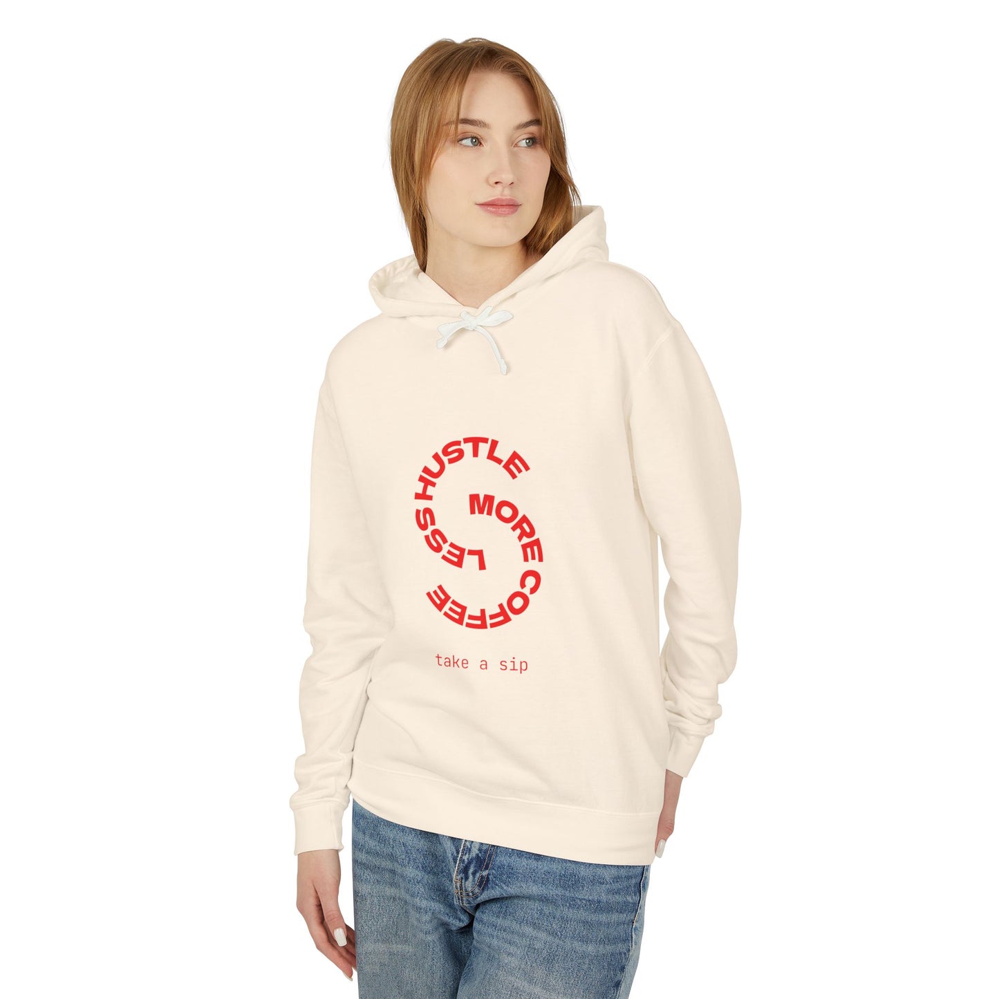 Unisex Lightweight Hooded Sweatshirt with Motivational Designs | Perfect for Casual Outfits, Gifts, and Self-Care