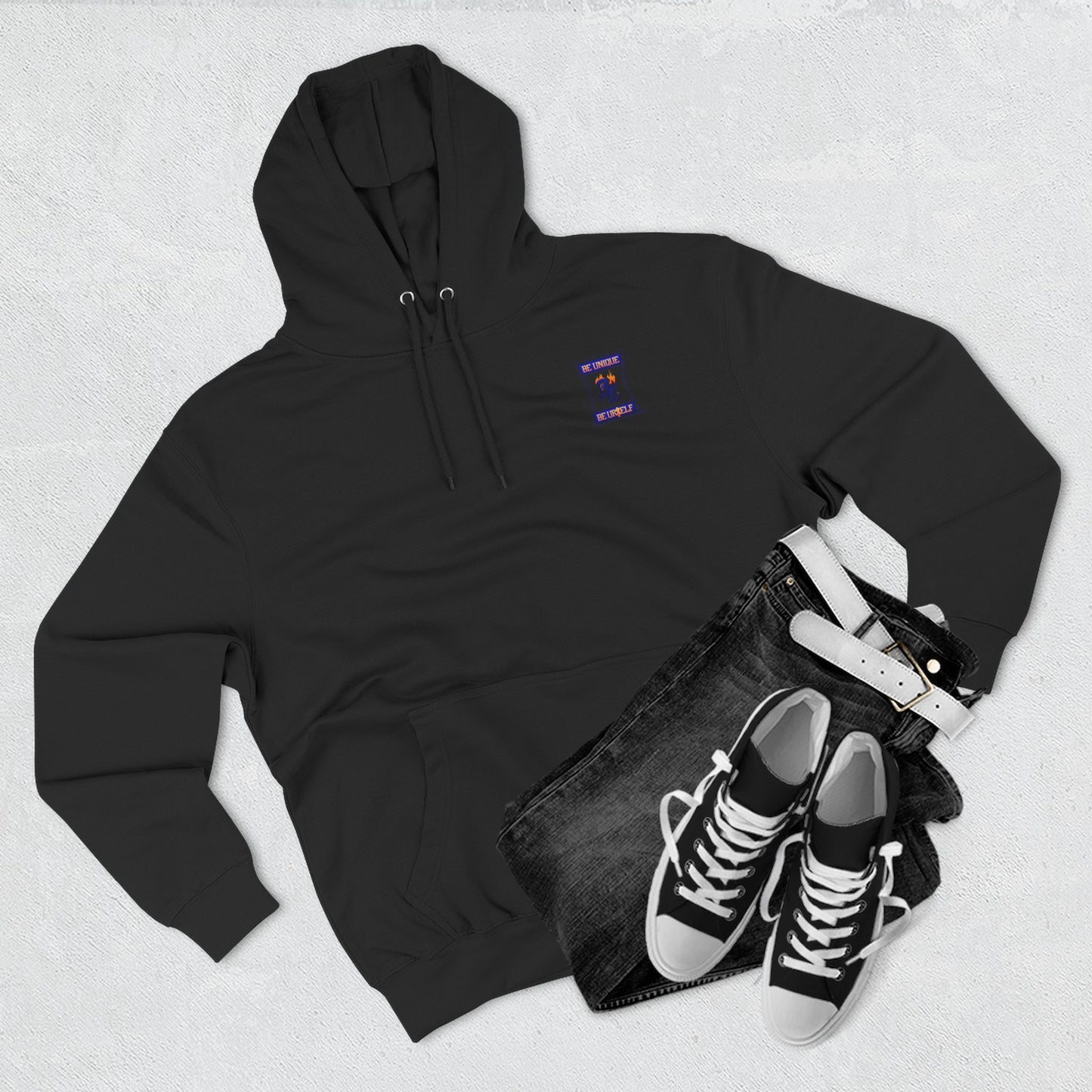 Urban Skate Fleece Hoodie - Streetwear Style, Cozy Pullover, Gift for Skaters, Trendy Fashion, New York Inspired