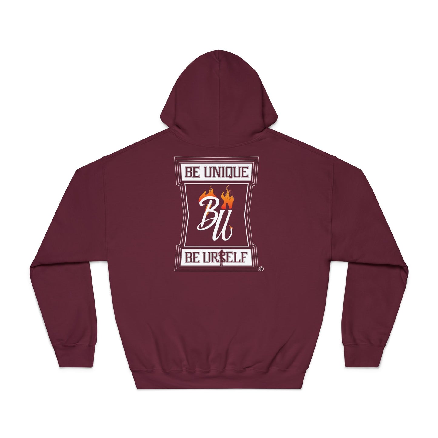 Unique Graphic Hoodie for Trendsetters, Original Bear Art, Cozy Gift for Friends, Be Unique Be Yourself, Casual Fashion
