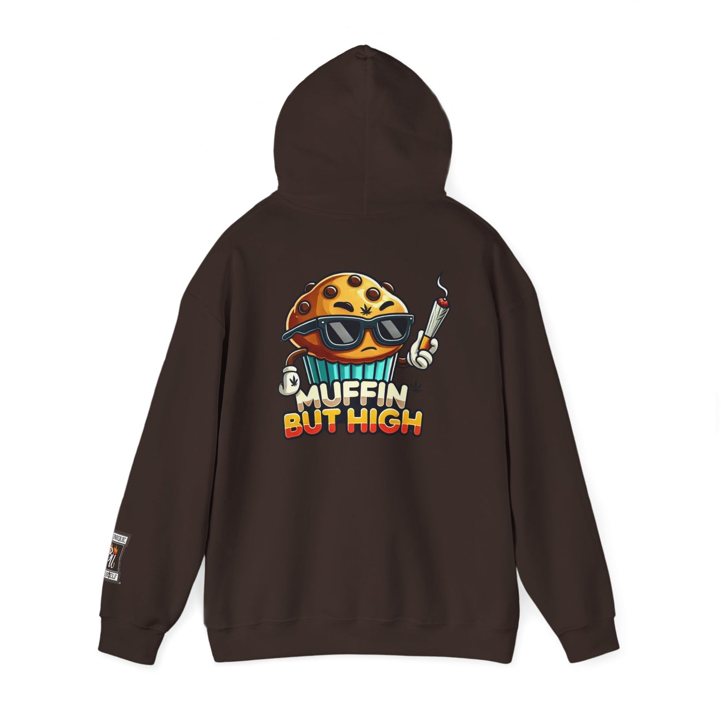 Muffin But High Sweatshirt, Funny Hoodie, Unisex Gift, Cannabis Apparel, Chill Vibe Clothing, Stoner Merch