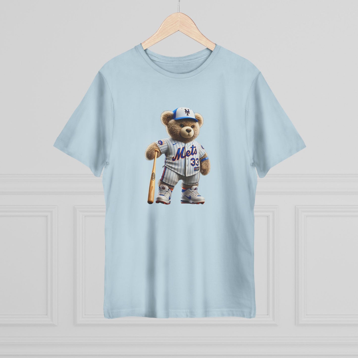 Unisex Bear Baseball T-Shirt, Cute Animal Tee, Gift for Sports Fans, Casual Wear, Soft Cotton Top