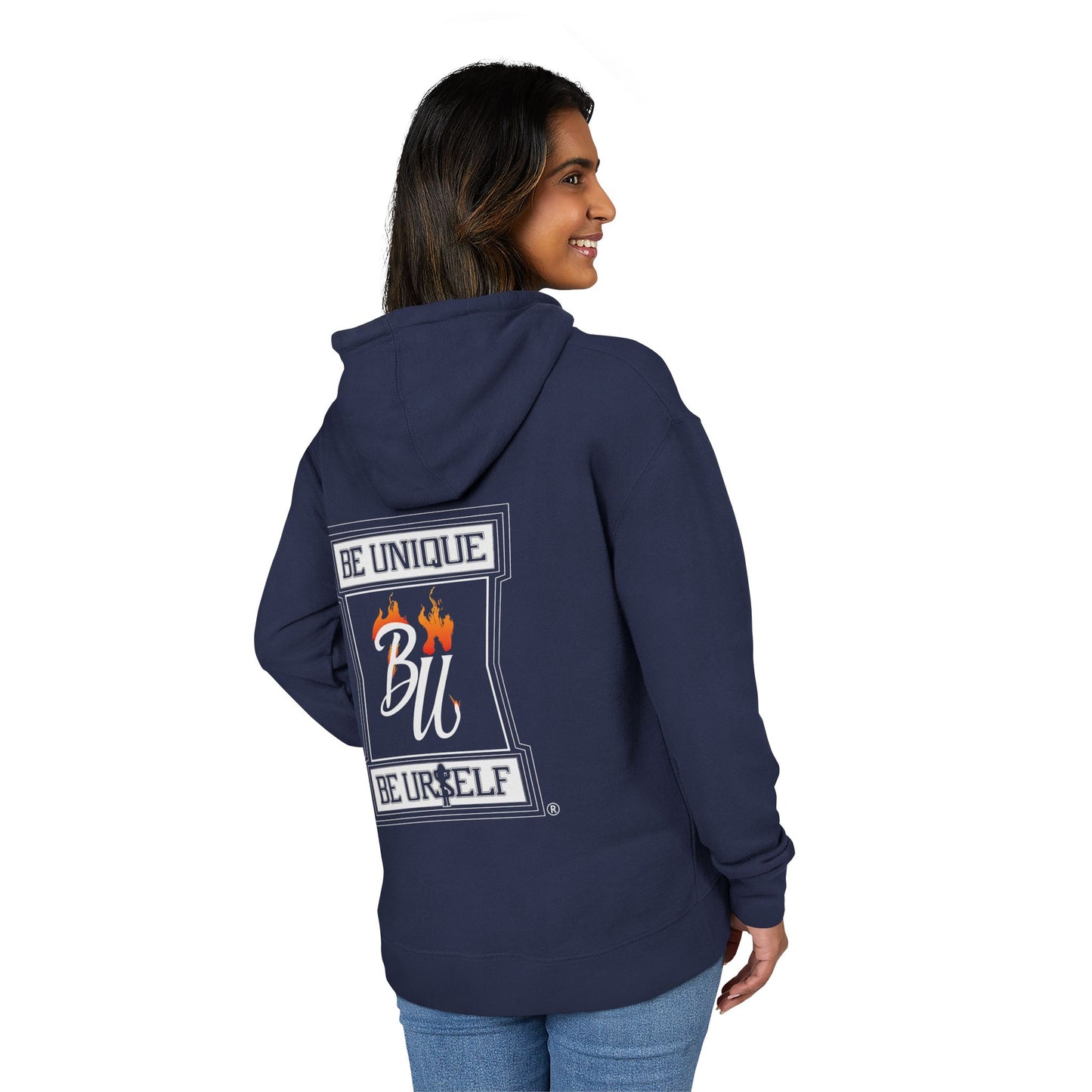 Unisex French Terry Hoodie with Inspirational Graphics