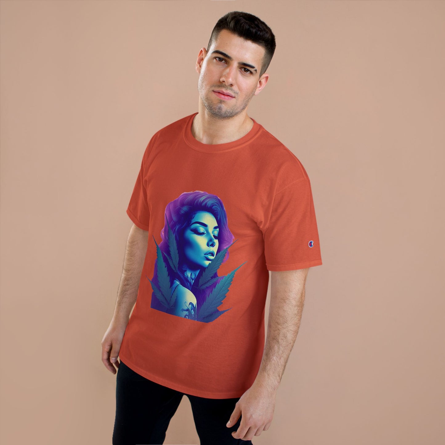 Vintage Champion Graphic Tee for Unique Souls, Trendy T-Shirt, Artistic Casual Wear, Streetwear Style, Gift for Creatives, Everyday Fashion
