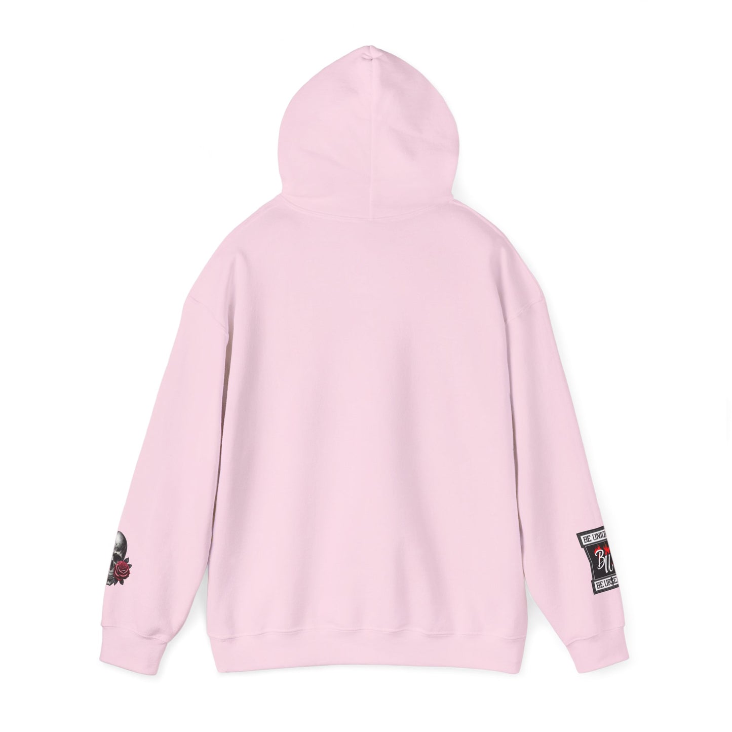 Skull & Rose Hoodie — Vintage Tattoo Sleeve Graphic Hooded Sweatshirt