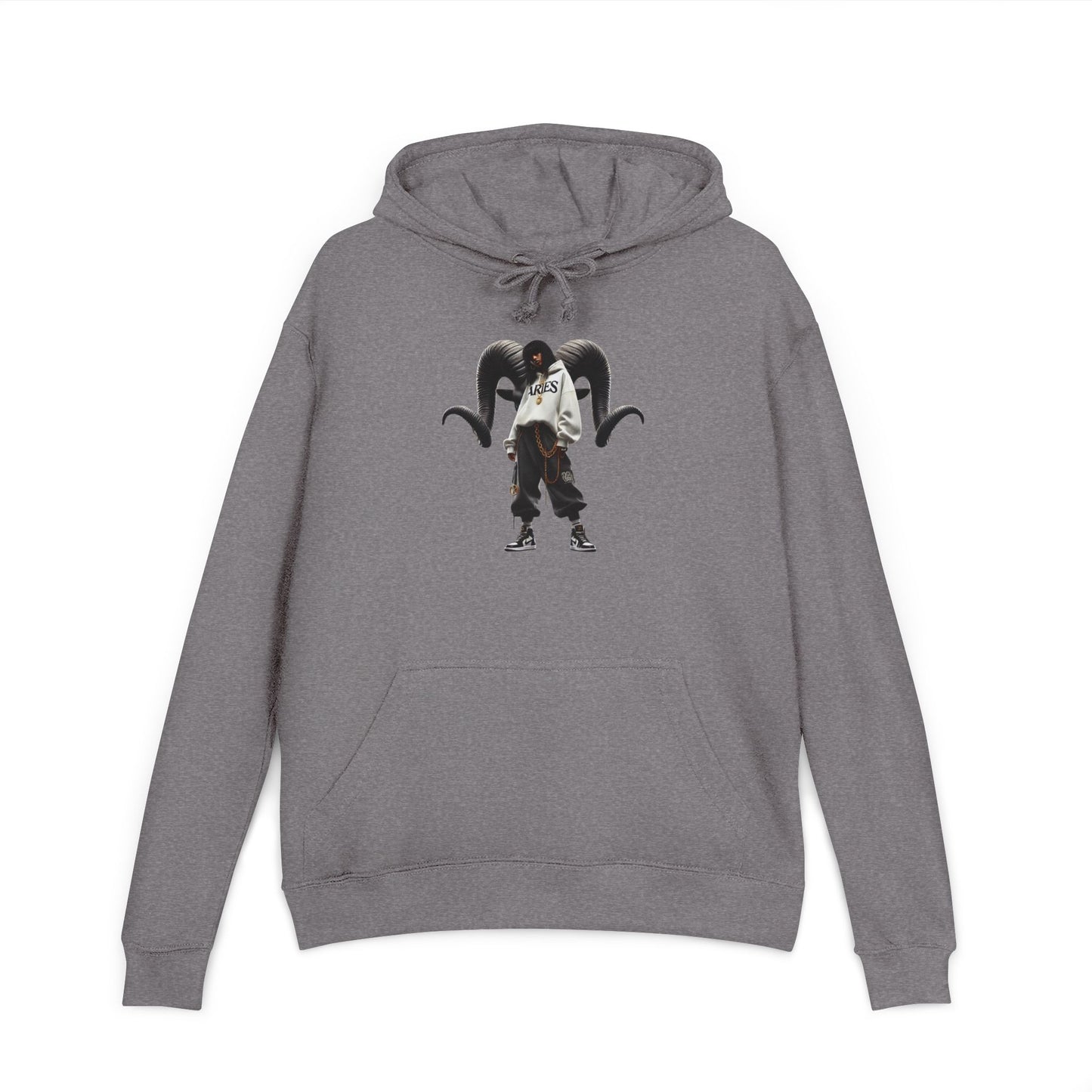 Gothic Angel Unisex French Terry Hoodie - Cozy Black Sweatshirt for Stylish Comfort, Streetwear, Unique Gift, Casual Wear, Everyday Fashion