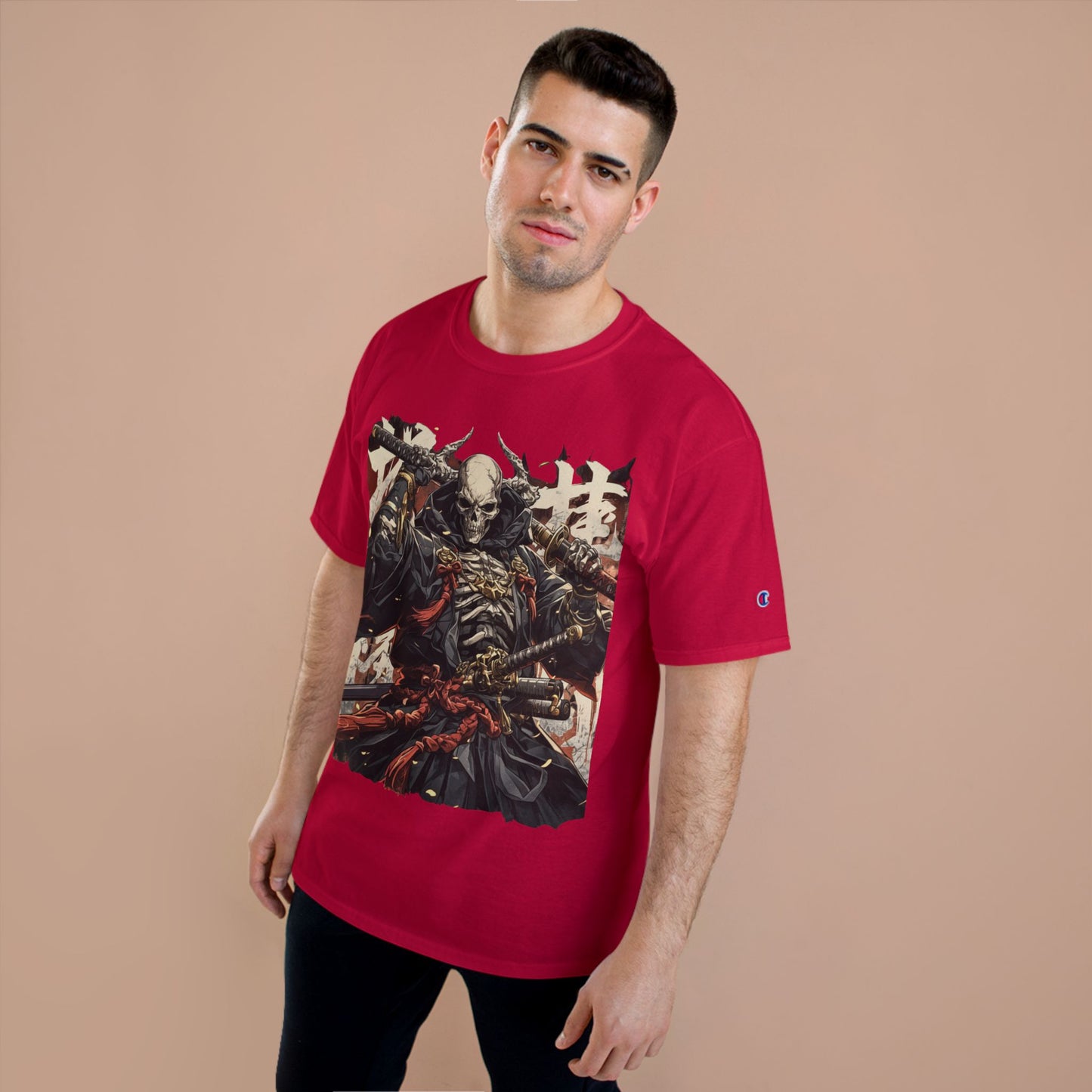Samurai Skeleton Warrior T-Shirt – Dark Japanese Myth Art Tee