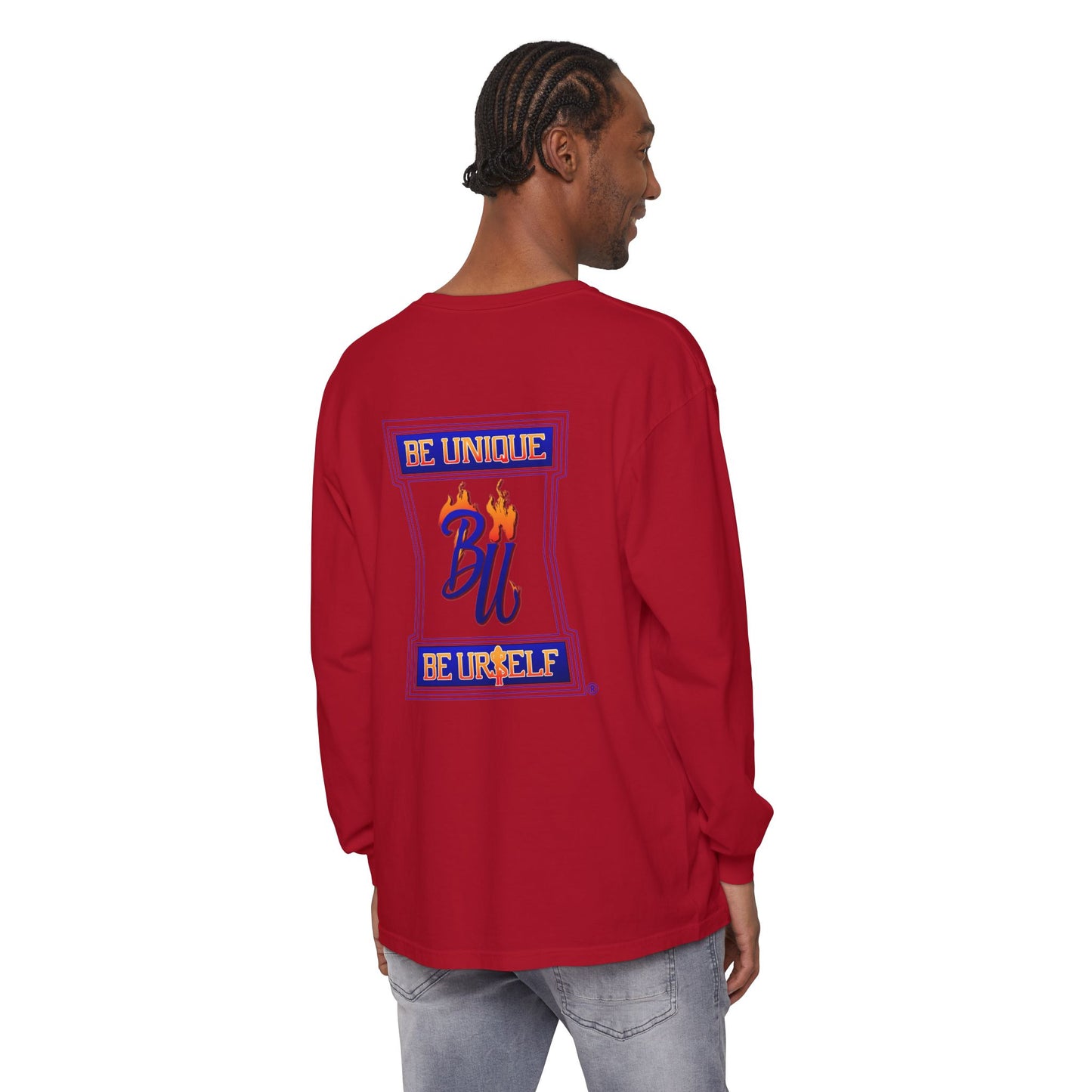 Trendy Long Sleeve Tee with Heart Design and Motivational Back Print, Unisex Gift, Casual Wear, Outfit for All Seasons, Perfect for [...]