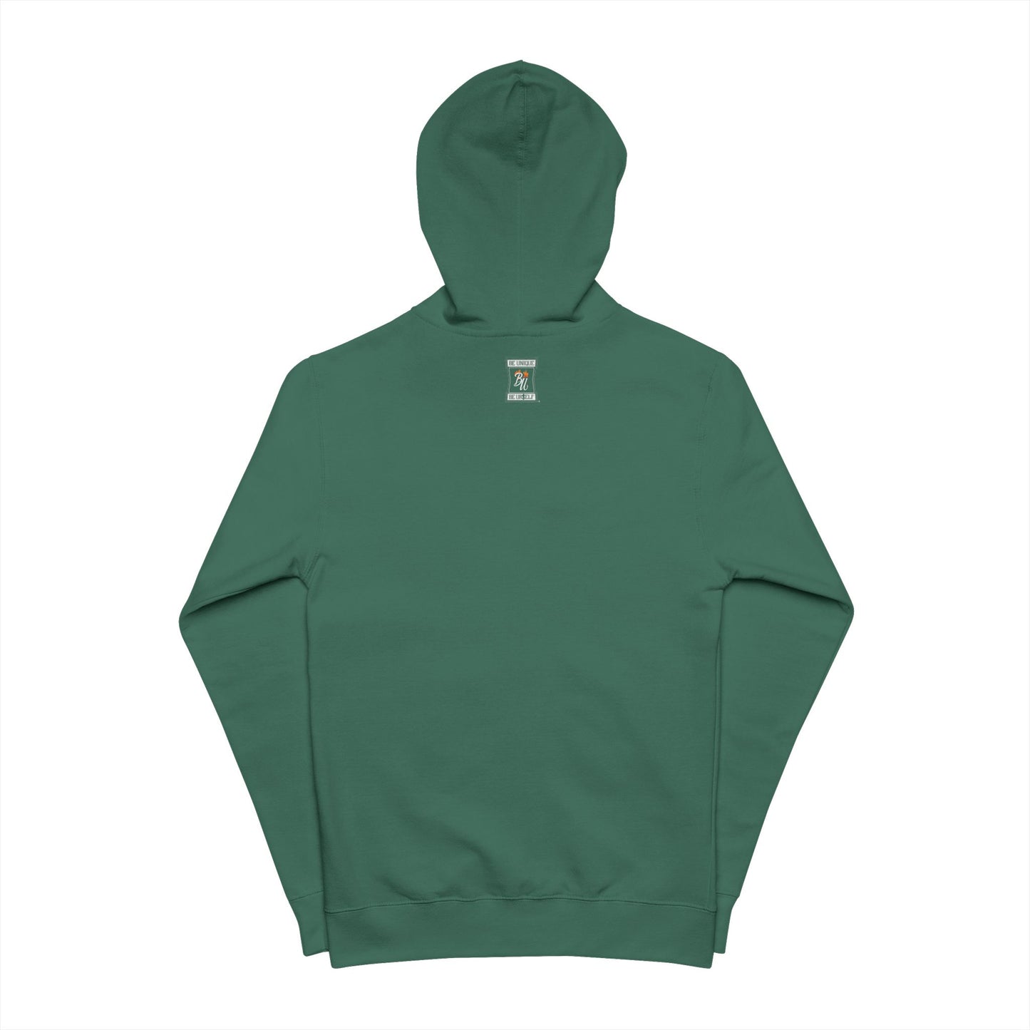 Unisex Fleece Zip Up Hoodie - Let's Be Friends Design, Cute Casual Wear, Perfect Gift, Friendship Apparel, Comfortable Hoodie