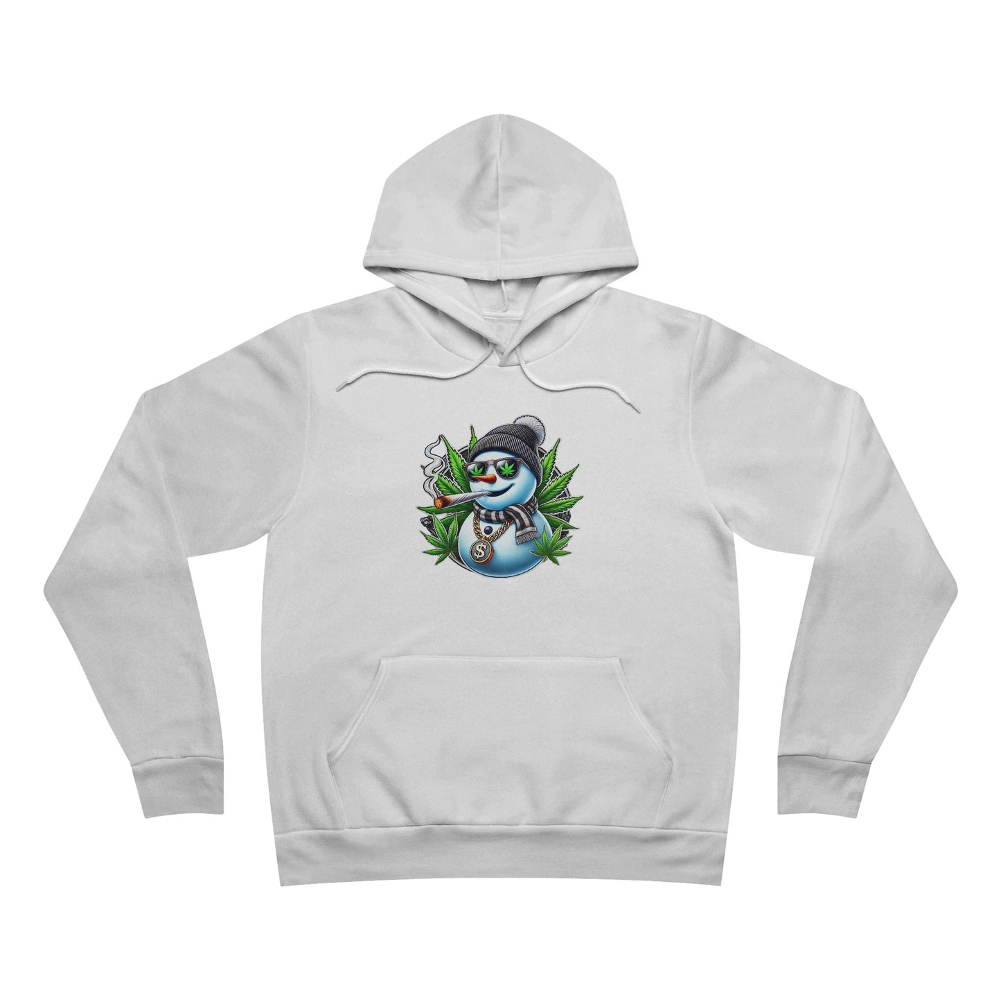 Festive Unisex Hoodie with Snowman Design, Cozy Winter Garment for Christmas, Holiday Gift, Unisex Pullover, Warm and Fun