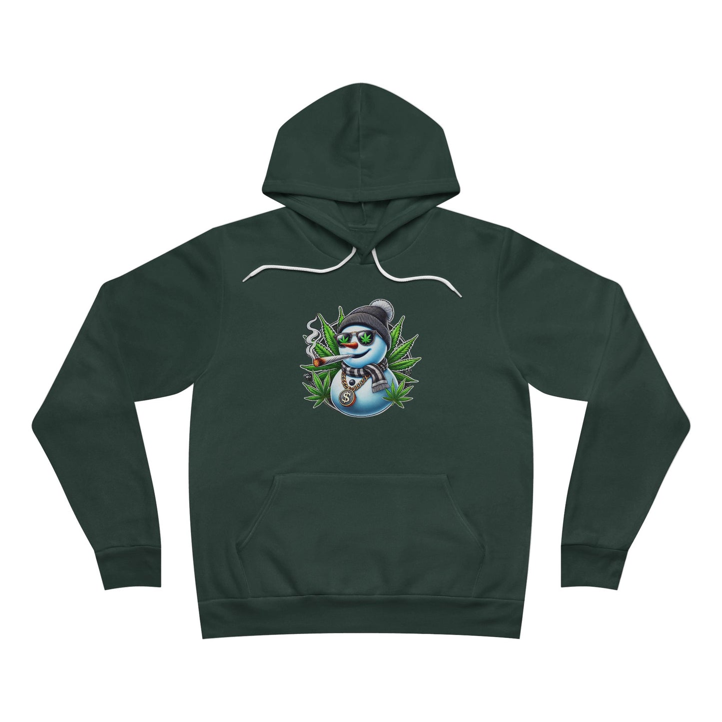 Festive Unisex Hoodie with Snowman Design, Cozy Winter Garment for Christmas, Holiday Gift, Unisex Pullover, Warm and Fun