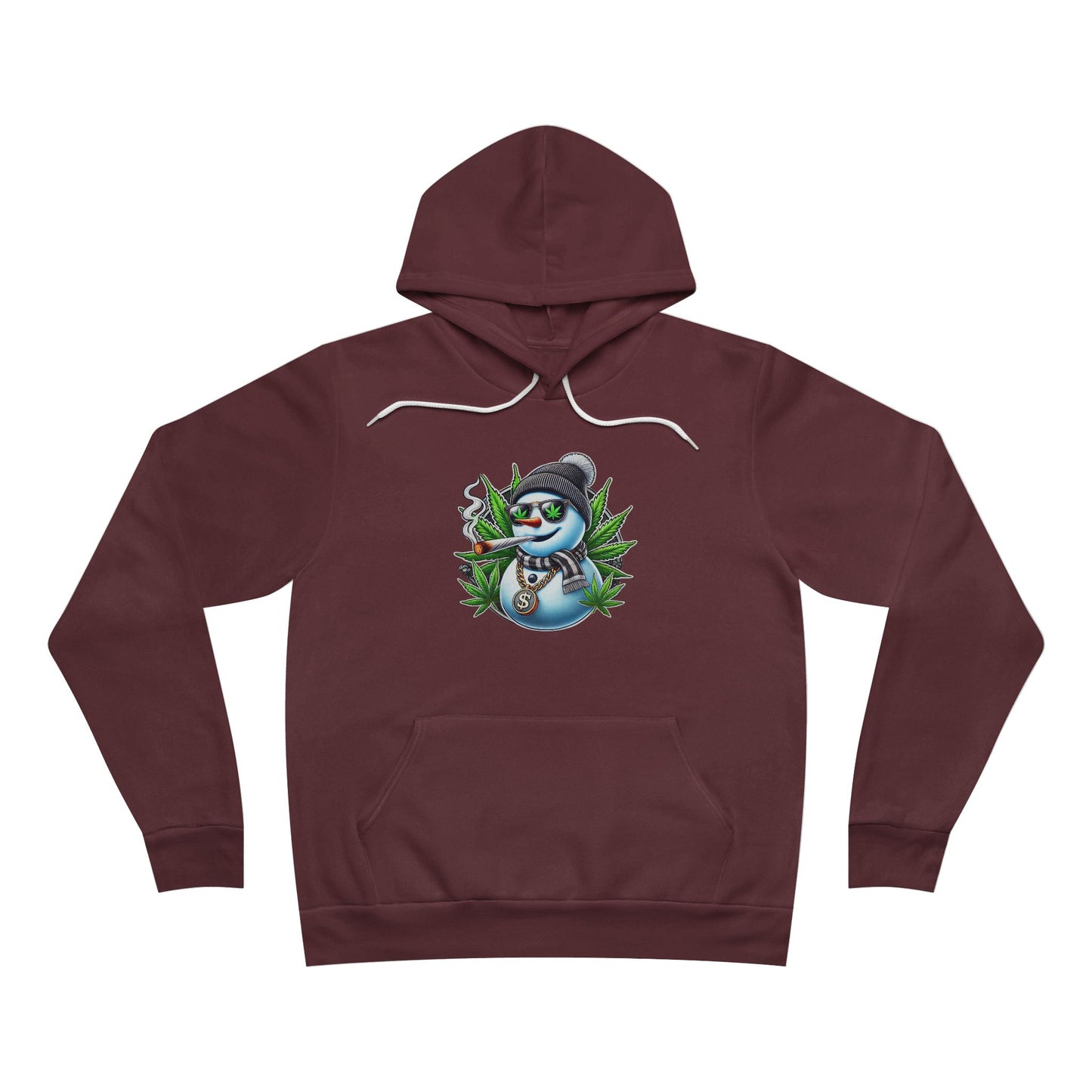 Festive Unisex Hoodie with Snowman Design, Cozy Winter Garment for Christmas, Holiday Gift, Unisex Pullover, Warm and Fun