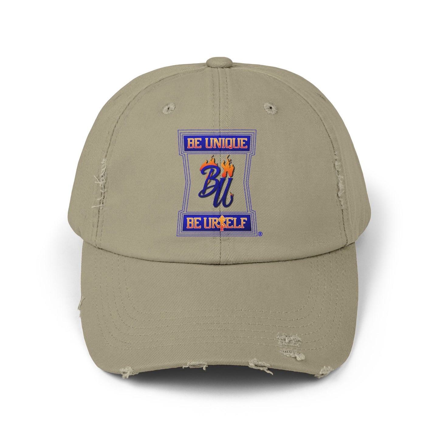 Unisex Distressed Cap, Casual Fashion Hat, Motivational Gift, Trendy Accessory, Everyday Wear, Birthday Gift