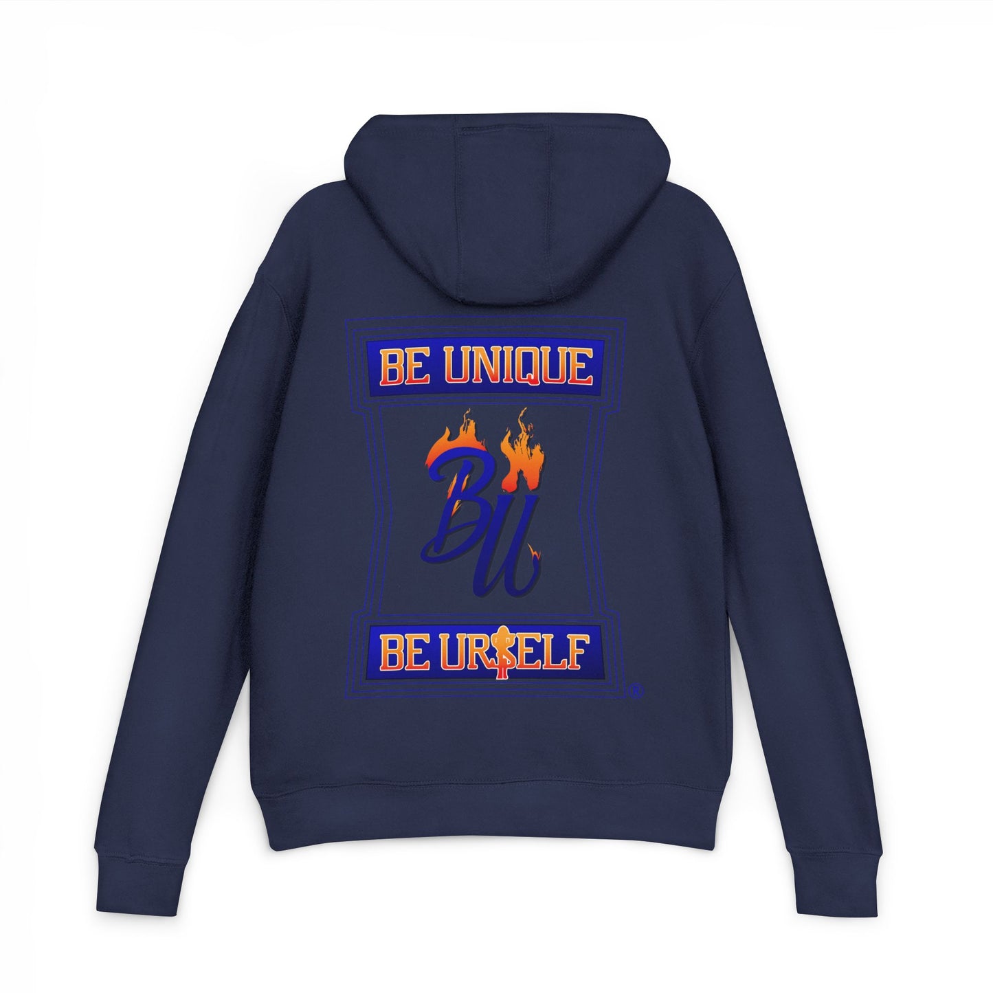 Unisex Be Unique Hoodie, Cozy Casual Wear, Gift for Friends, Inspirational Fashion, Unisex Sweatshirt, Self-Expression Apparel