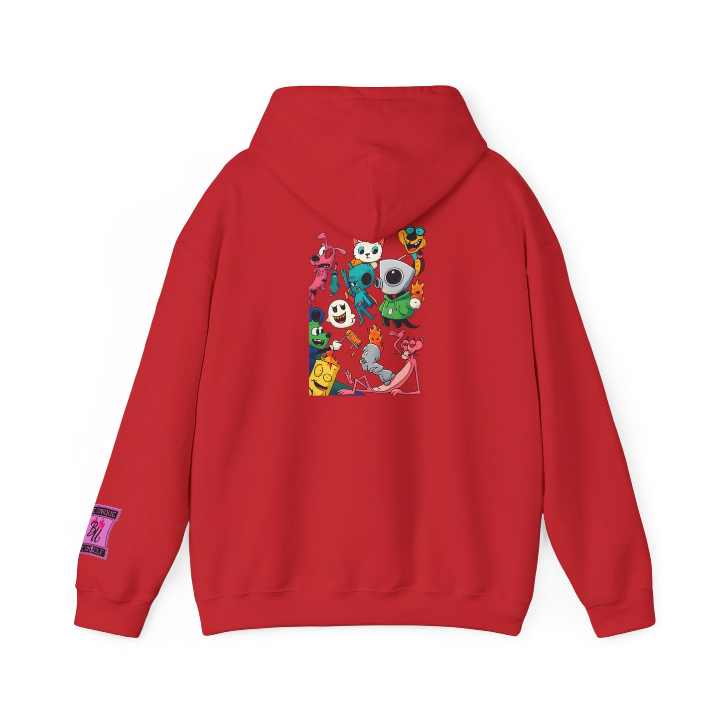 Hoodie — Cute Kawaii Character Collage Pullover