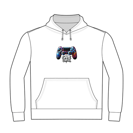 Game Over Unique Graphic Hoodie for Gamers, Comfortable Unisex Hoodie, Perfect Gift for Gamers, Unique Style Pullover, Fun Casual Wear