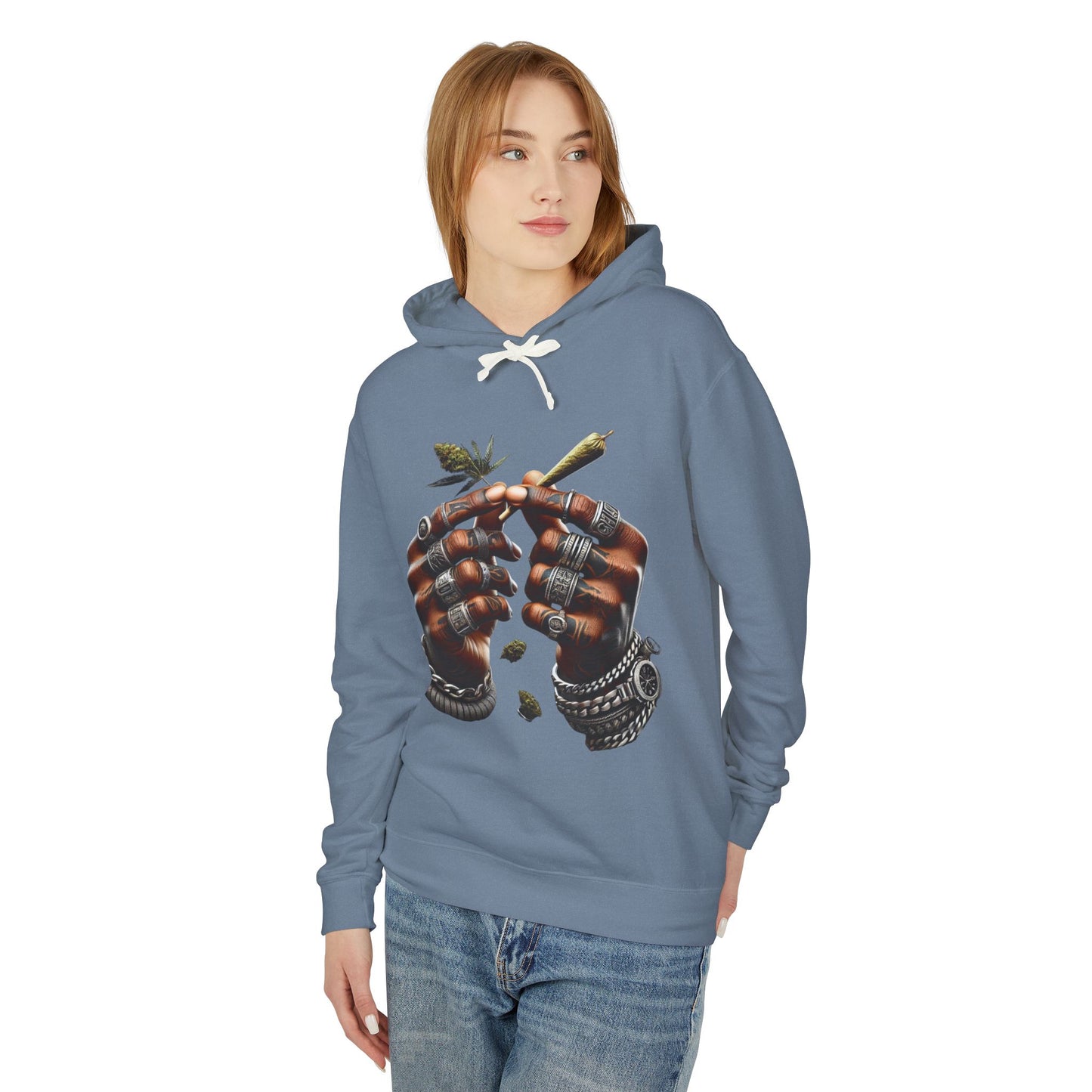 Chill Vibes Hoodie, Unisex Lightweight Sweatshirt, Boho Style, Ideal for Festivals, Everyday Comfort Wear, Unique Gift Idea