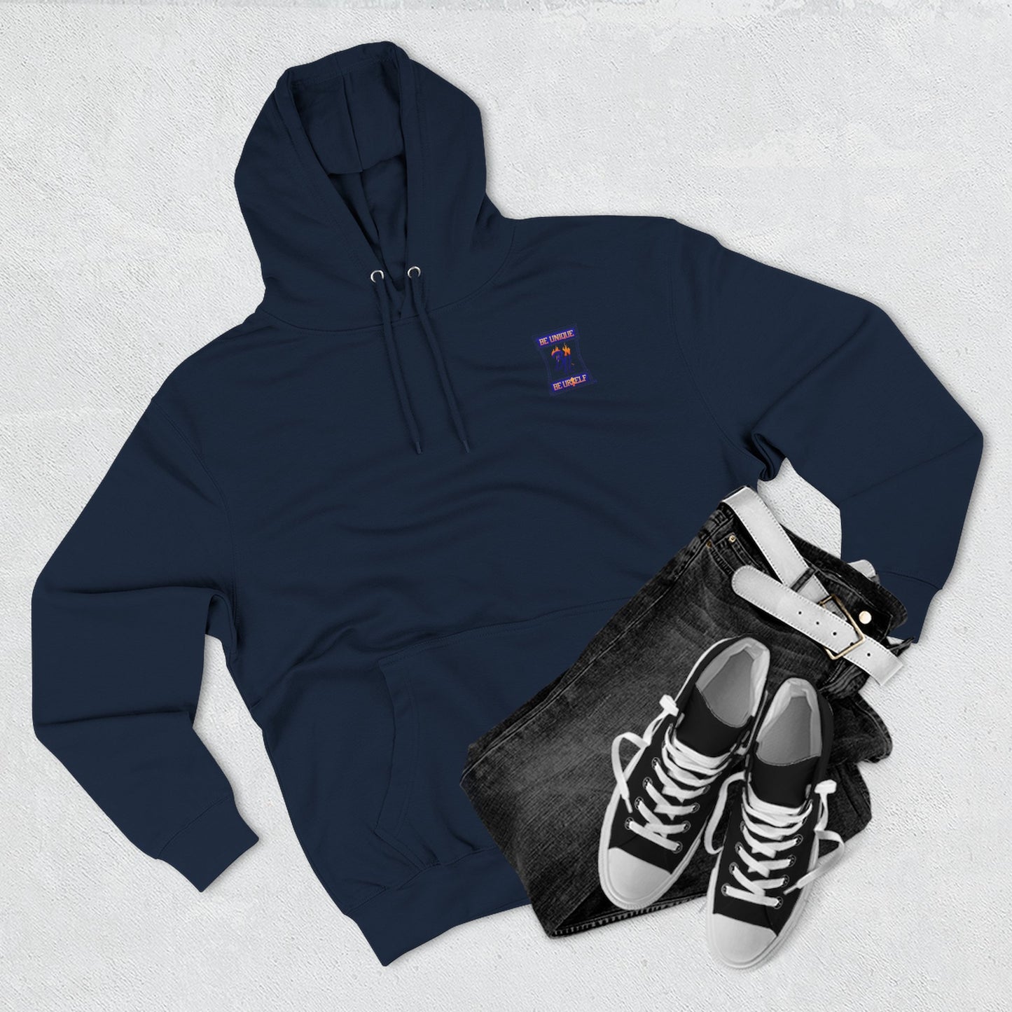 Urban Skate Fleece Hoodie - Streetwear Style, Cozy Pullover, Gift for Skaters, Trendy Fashion, New York Inspired