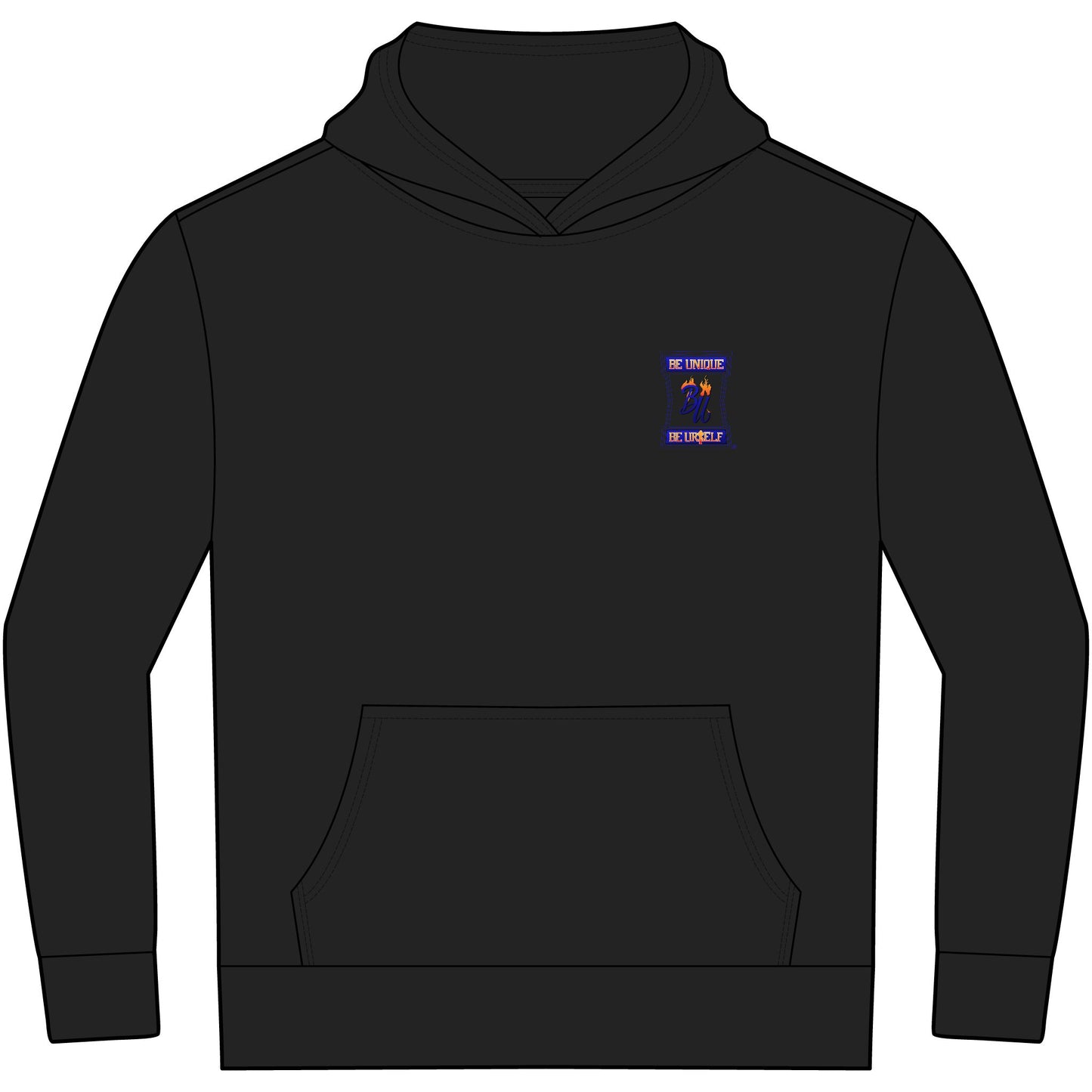 Youth V.I.T.™ Fleece Hoodie, Trendy Youth Hoodie, Stylish Bear Graphic Sweatshirt, Cozy Kids Wear, Perfect for Casual Outings