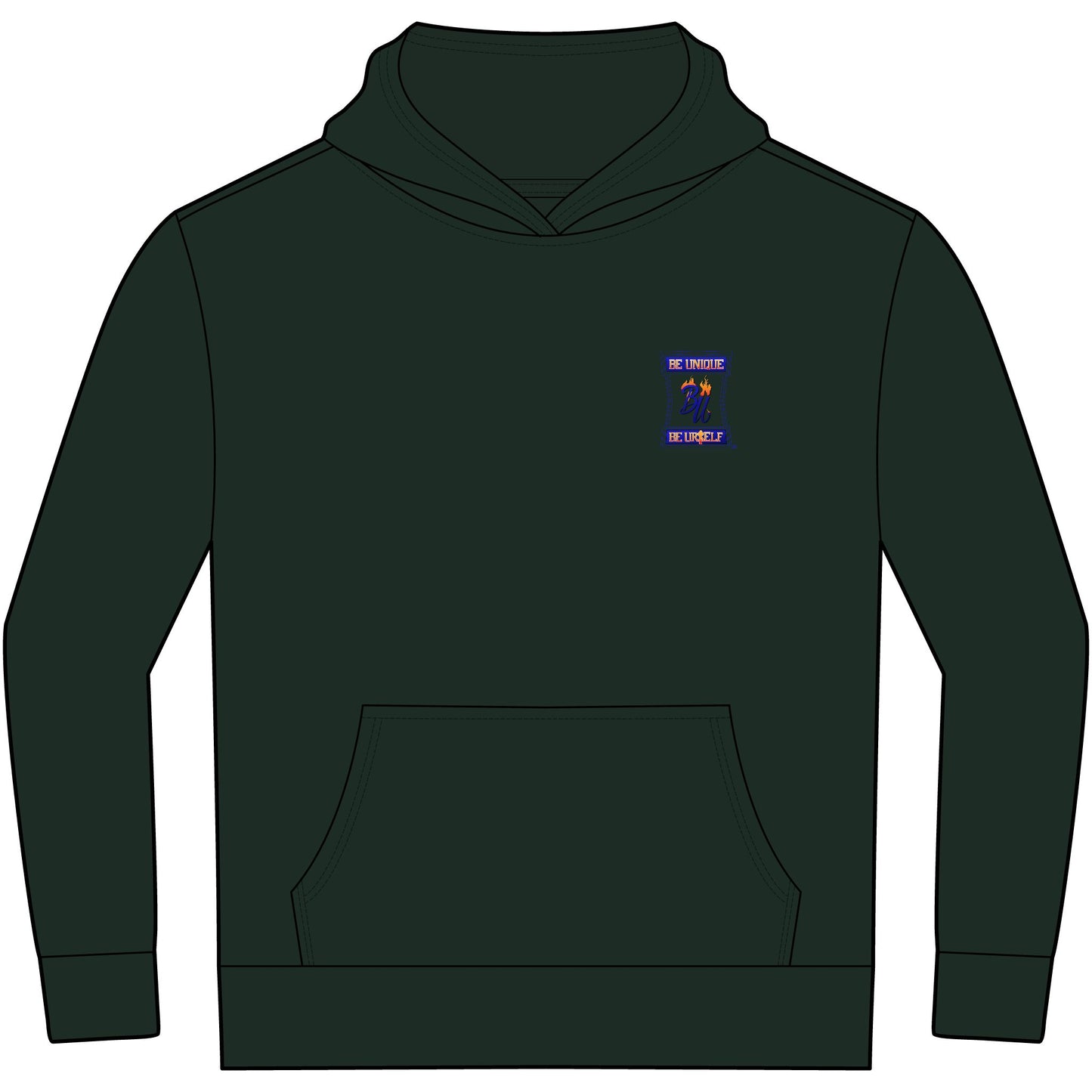 Youth V.I.T.™ Fleece Hoodie, Trendy Youth Hoodie, Stylish Bear Graphic Sweatshirt, Cozy Kids Wear, Perfect for Casual Outings