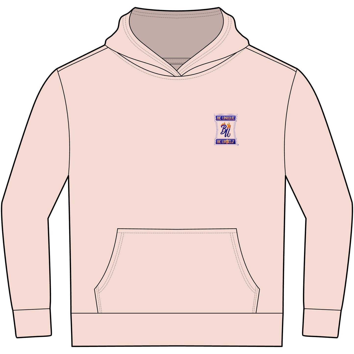 Youth V.I.T.™ Fleece Hoodie, Trendy Youth Hoodie, Stylish Bear Graphic Sweatshirt, Cozy Kids Wear, Perfect for Casual Outings
