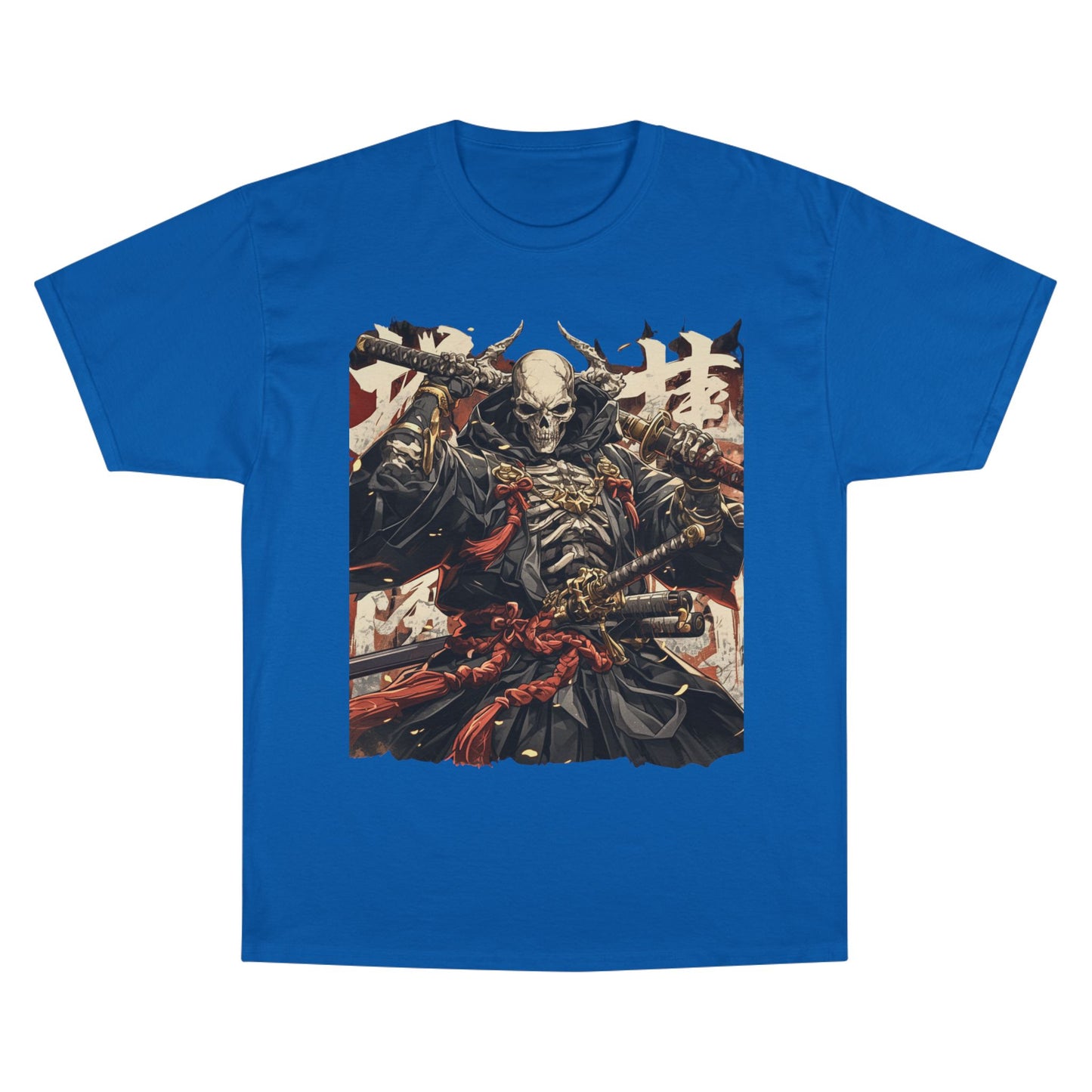 Samurai Skeleton Warrior T-Shirt – Dark Japanese Myth Art Tee