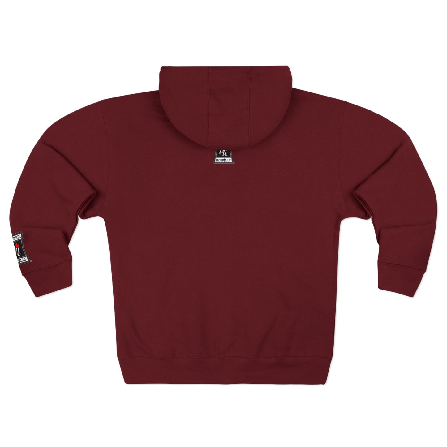 Retro Soda Logo Zip Hoodie — 'Hi' Patch Streetwear Zip-Up