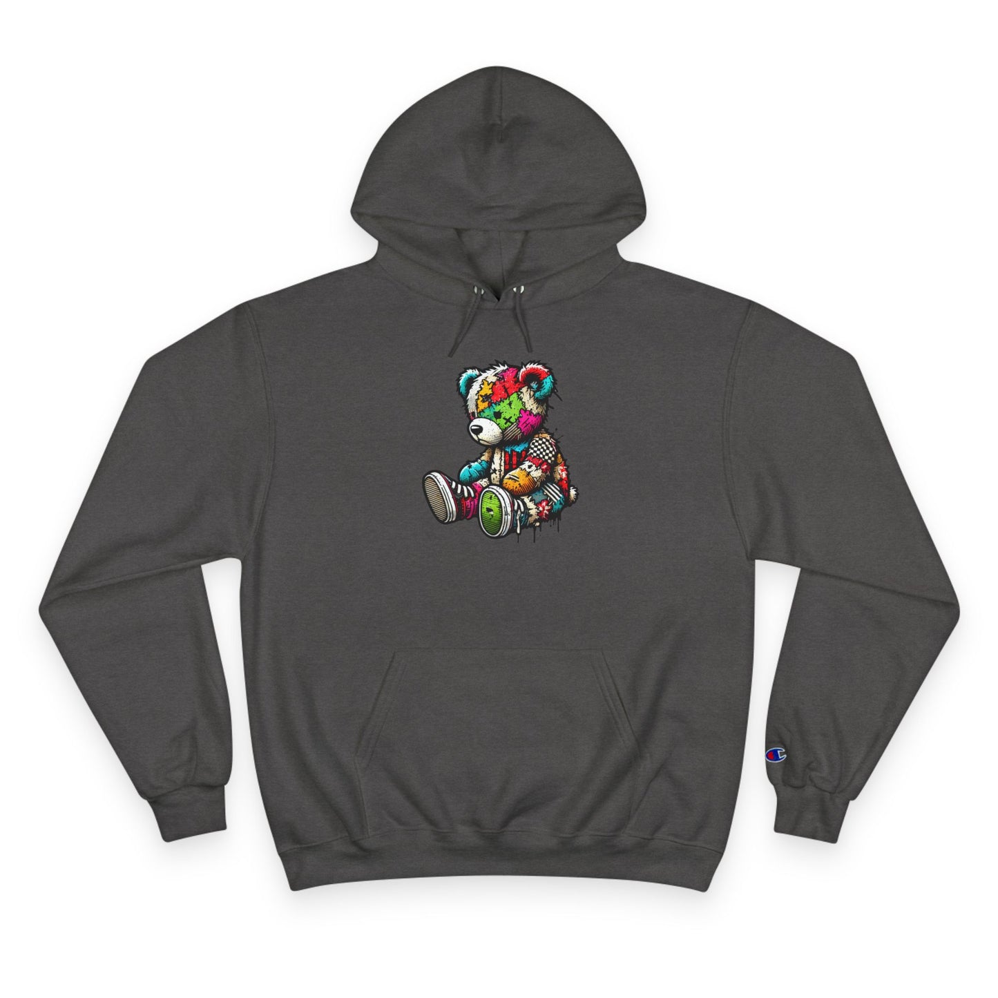 Whimsical Bear Graphic Hoodie - Be Unique, Be Yourself