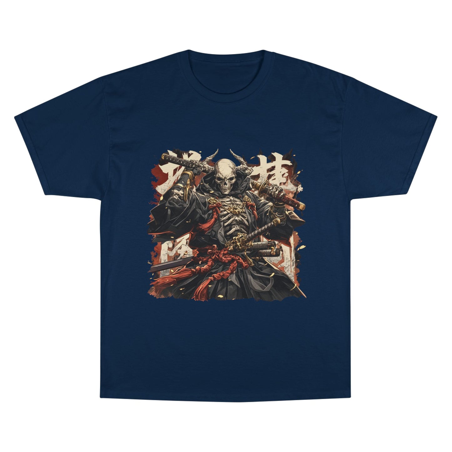 Samurai Warrior Champion T-Shirt, Anime T-Shirt, Gift for Him, Streetwear, Graphic Tee