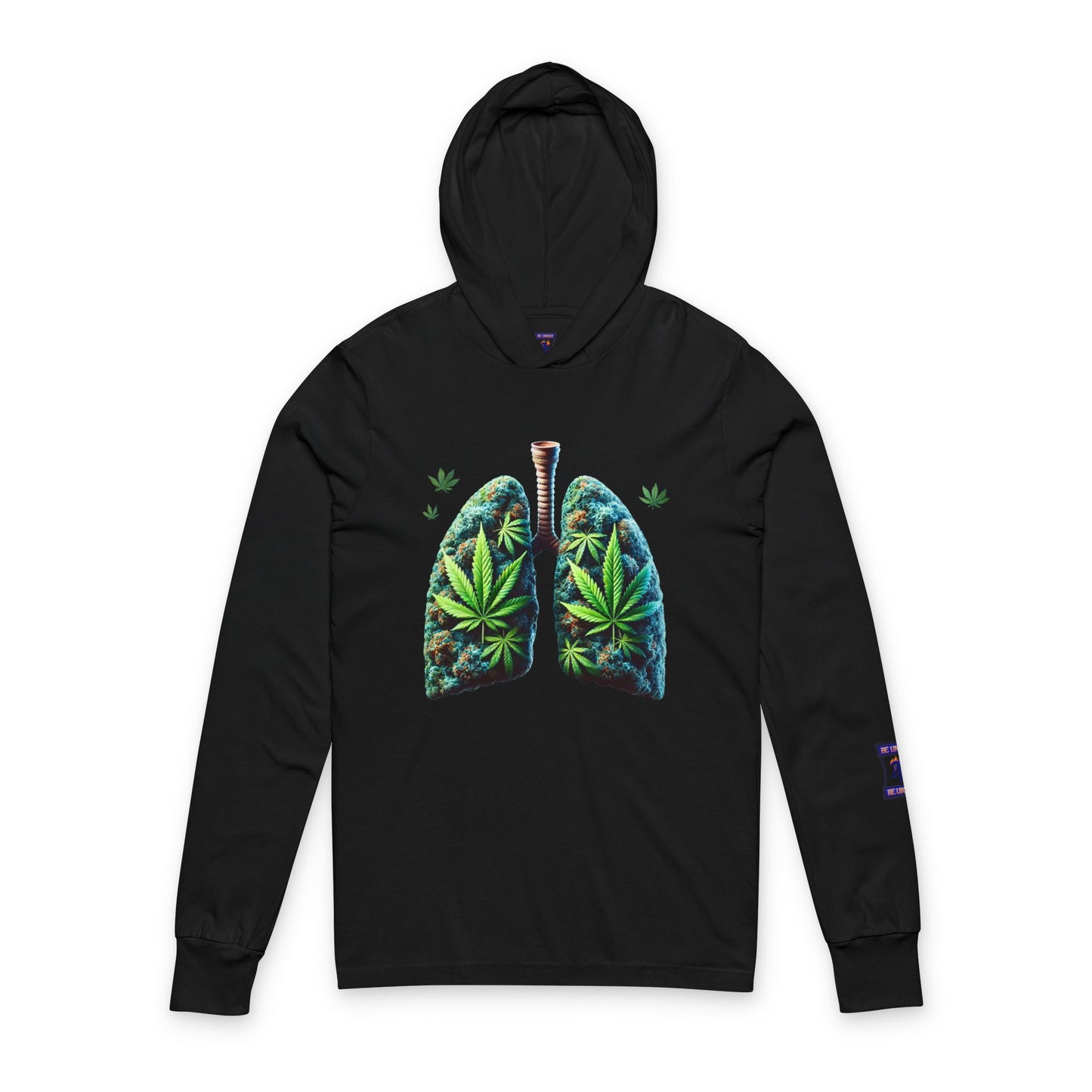 Cannabis-Inspired Unisex Hooded Long Sleeve Tee, Relaxed Style, Perfect for Nature Lovers, Stoner Apparel, Gift for 420 Celebrations, [...]