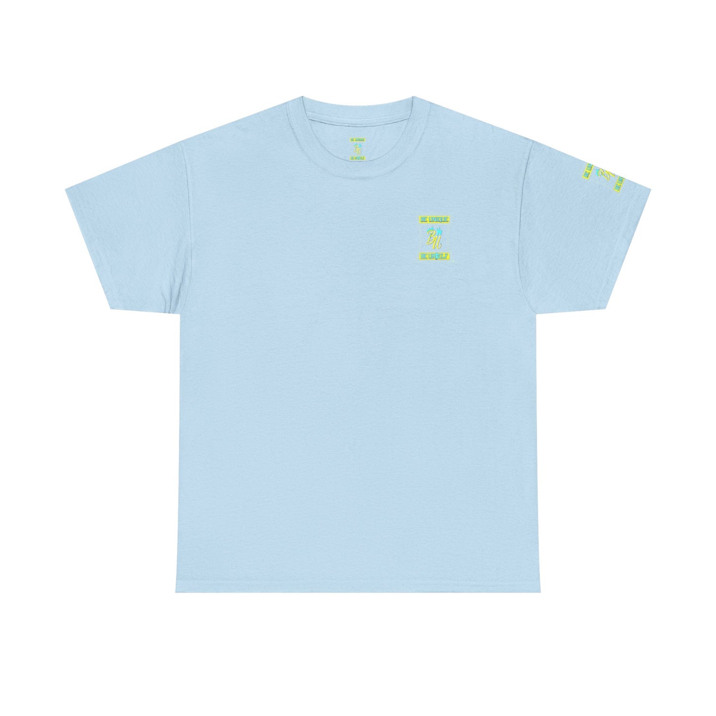 Be Unique Be Yourself Graphic Tee — Inspirational Palm Design