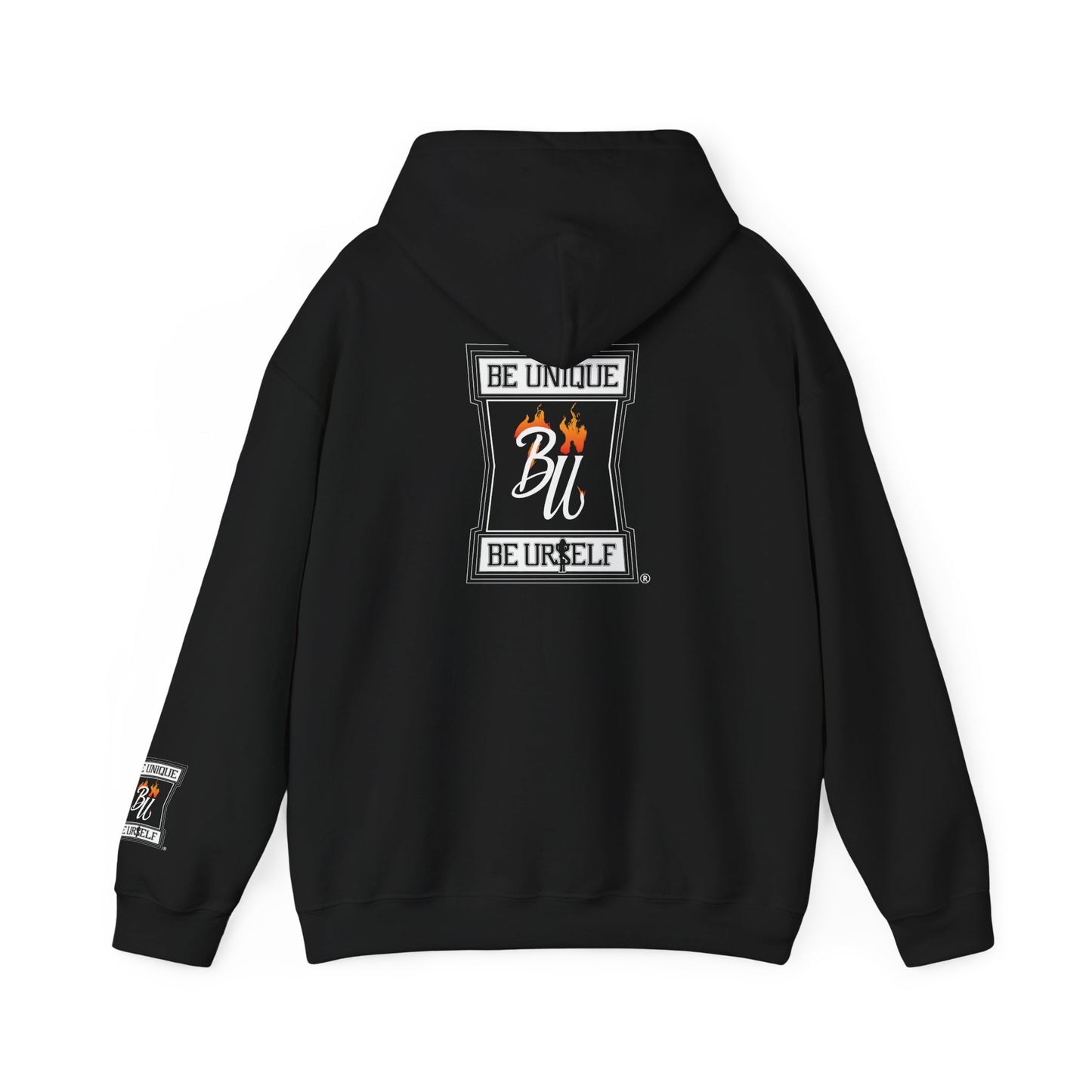 Skull Graphic Hoodie, Unisex Heavy Blend™ Hooded Sweatshirt, Halloween Apparel, Unique Style, Gift for Him/Her, Casual Wear, Streetwear