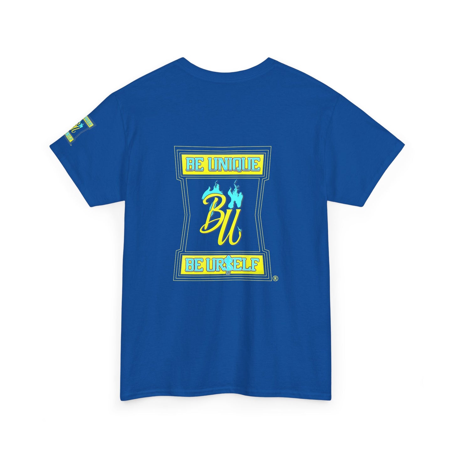 Be Unique Be Yourself Graphic Tee — Inspirational Palm Design