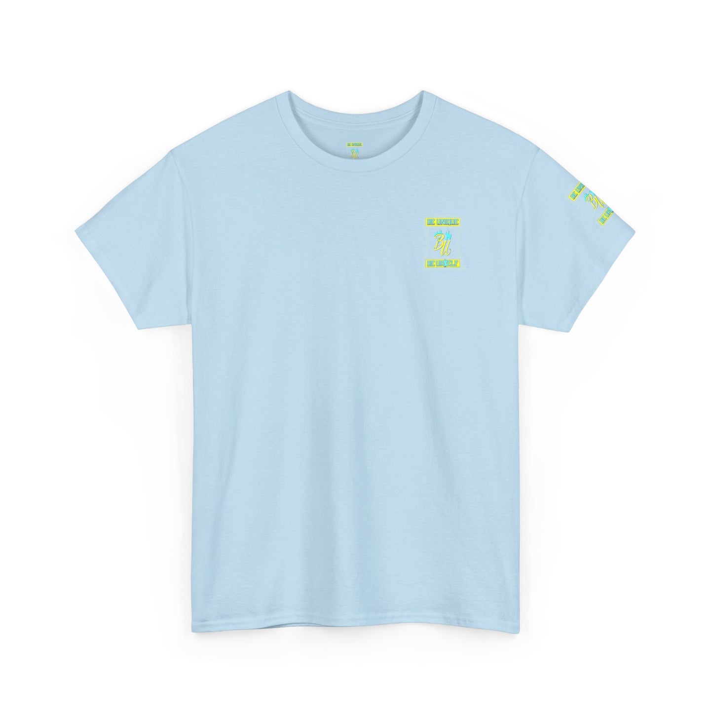Be Unique Be Yourself Graphic Tee — Inspirational Palm Design