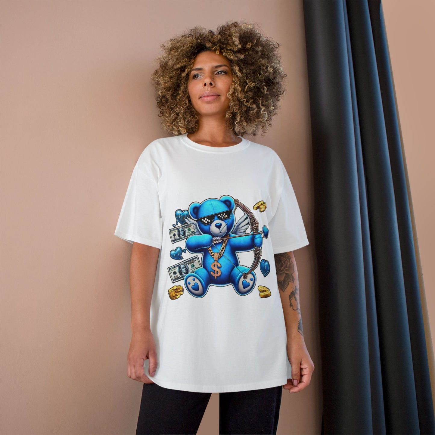 Stylish Bear Graphic Tee, Cool Gift for Friends, Casual Wear, Streetwear for Men and Women, Fun Gift, Summer Essential